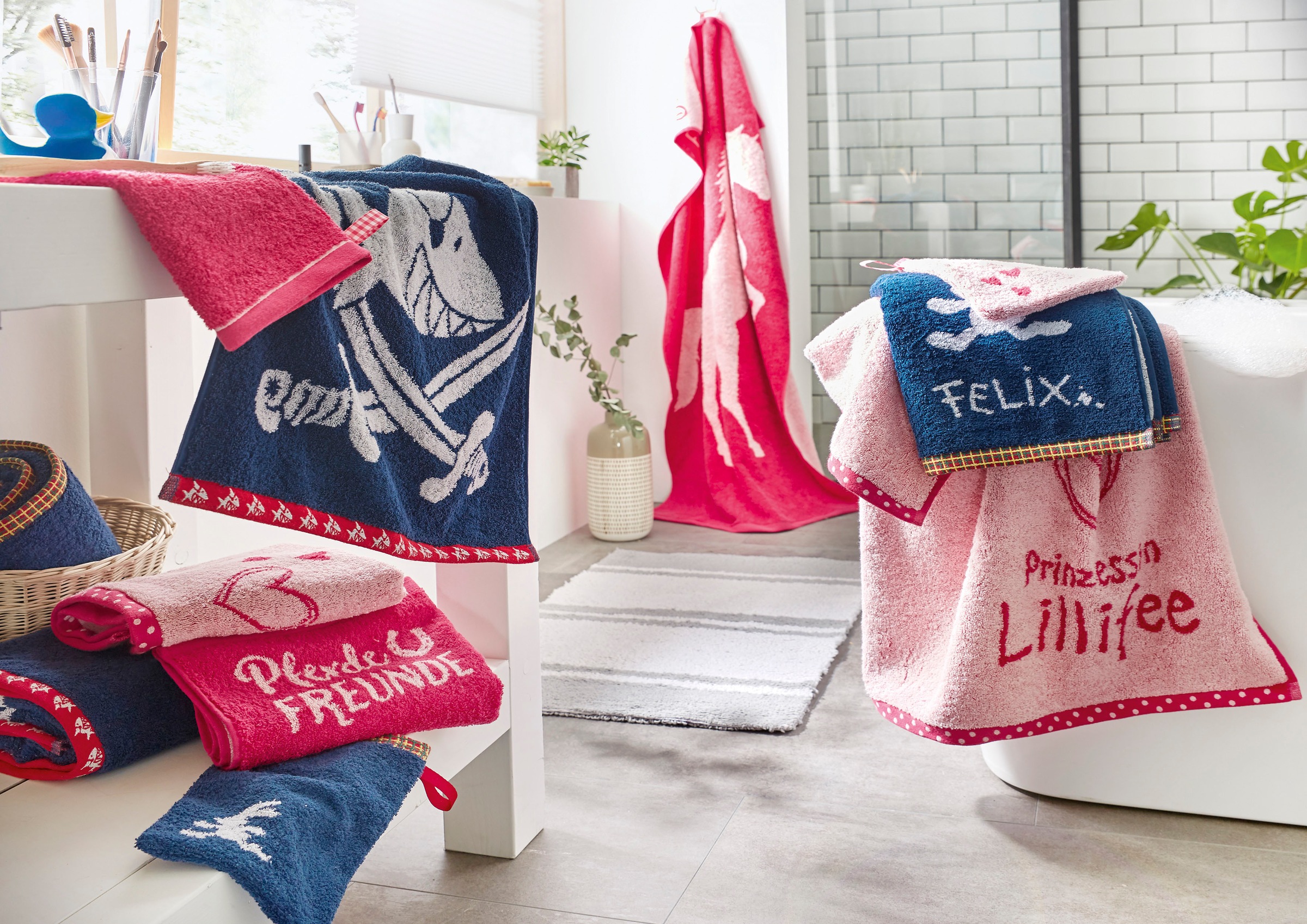 Dyckhoff Duschtuch "Lillifee" 100 % Baumwolle günstig online kaufen