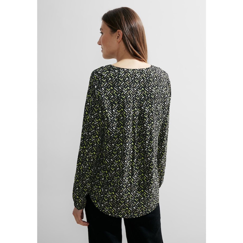 Cecil Langarmbluse »Minimal Print Blouse«