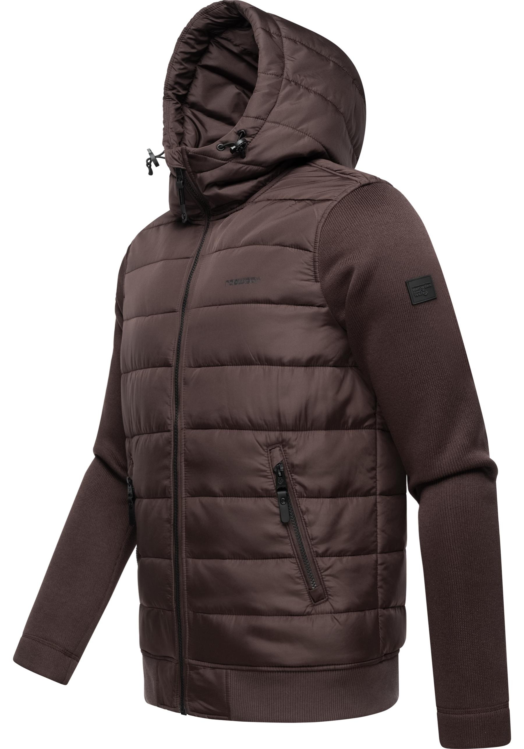 Ragwear Steppjacke »Hallmar Hood«, mit Kapuze, Coole Herren Übergangsjacke mit weichen Ärmeln und Kapuze