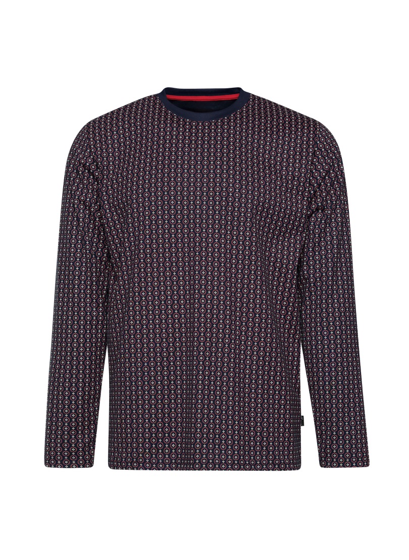 Trigema Schlafanzug "TRIGEMA Pyjama Oberteil mit Allover Vintage-Print" 1 S günstig online kaufen