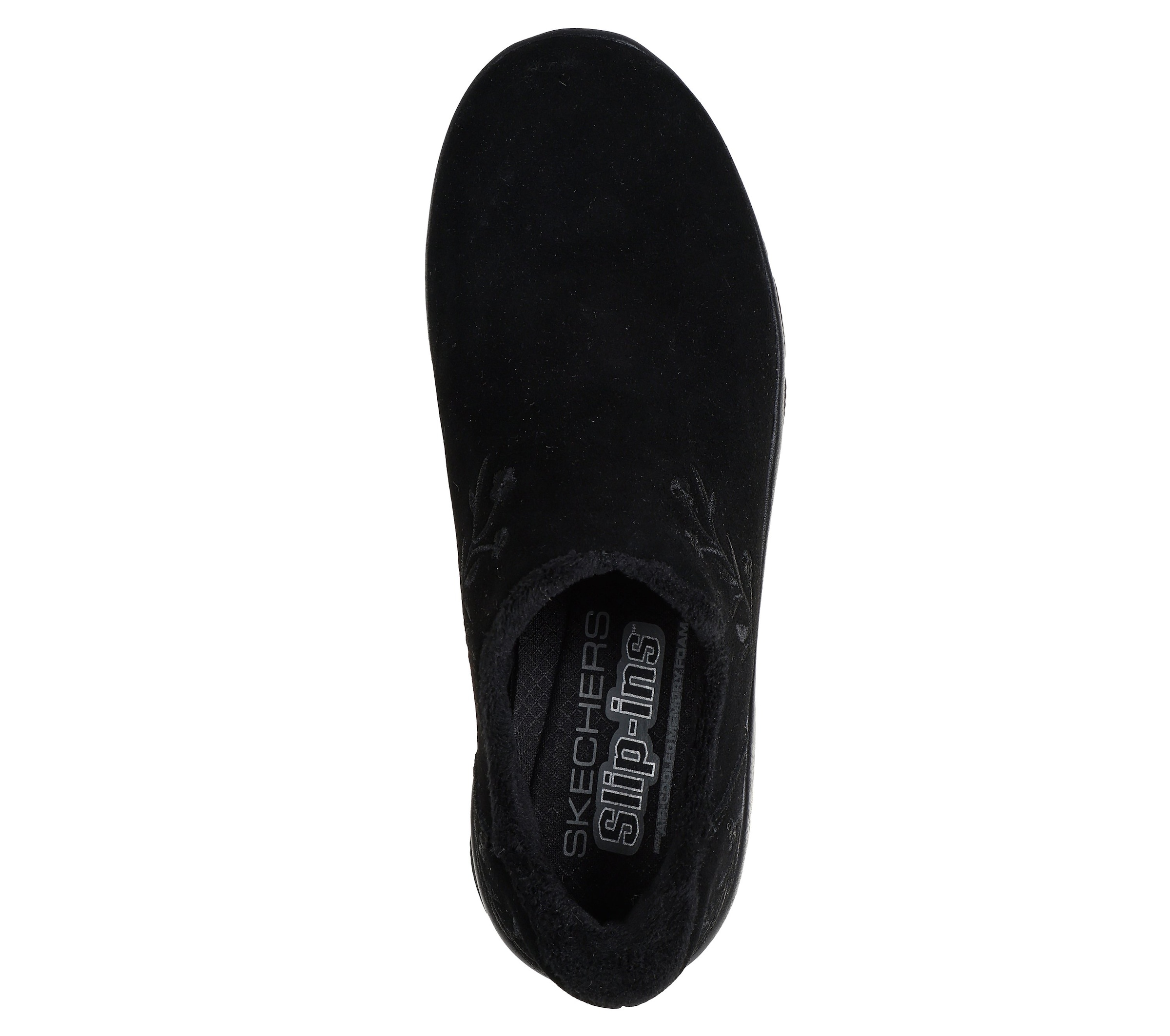 Skechers Slip-On Sneaker »EASY GOING-FLORAL MOMENT«  Schlupfschuh, Halbschuh, Freizeitschuh mit Blumenmotiv seitlich