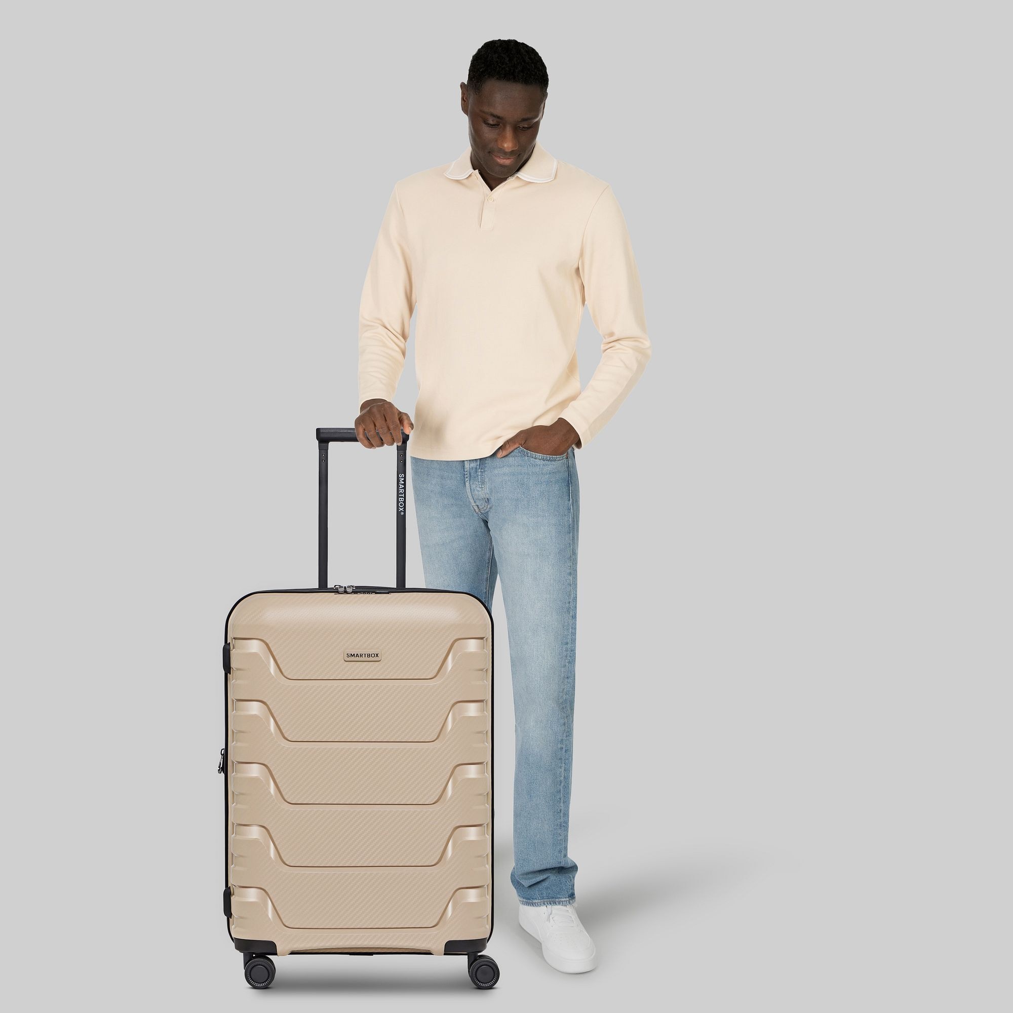 Smartbox Trolley »Edition 01 4 Rollen Trolley 66 cm mit Dehnfalte« 75 l