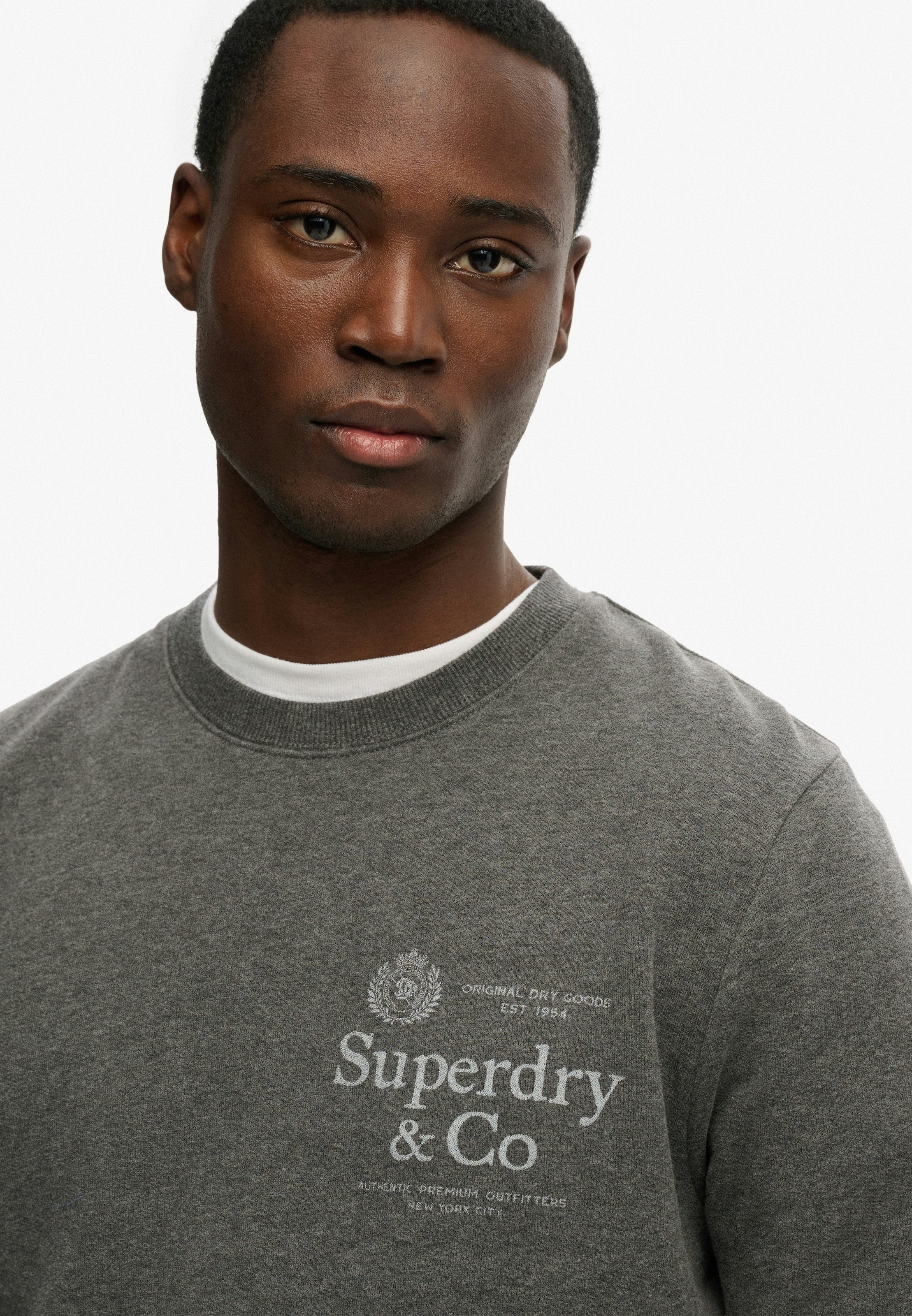 Superdry Sweatshirt »1954 COMPANY RELAXED SWEAT«, Baumwollmischung, relaxed fit
