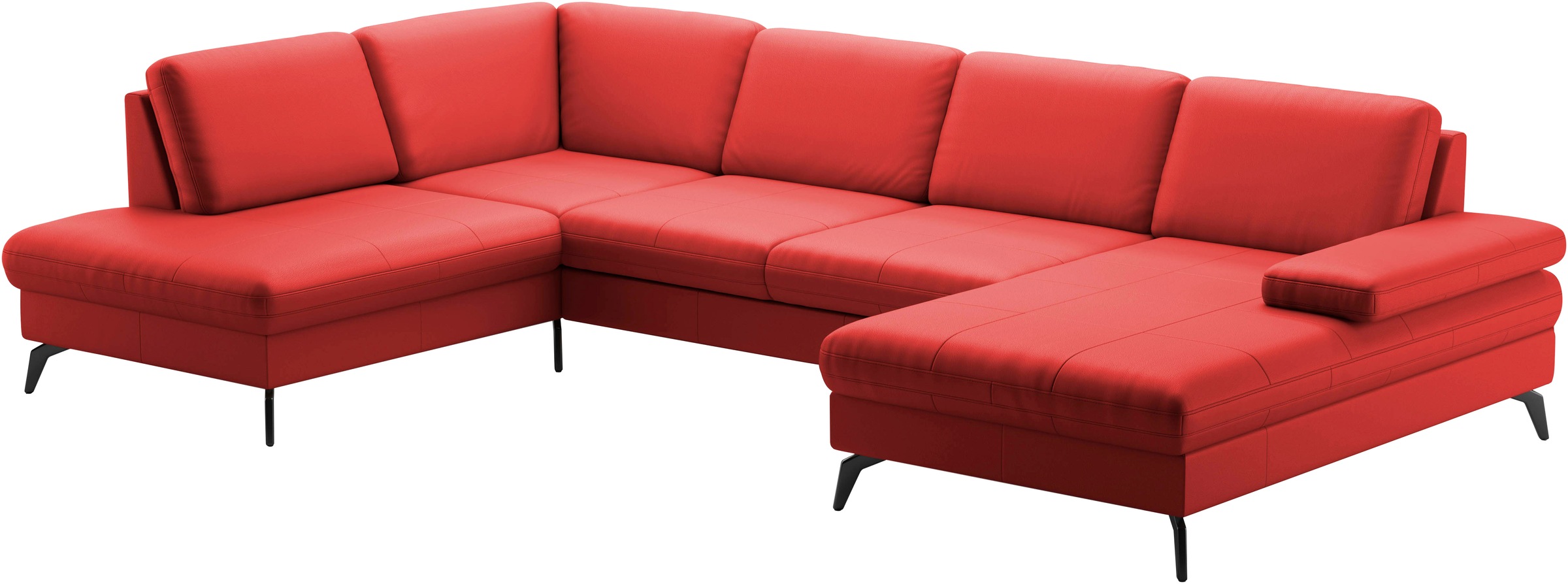 Thumbnail - sit&more Wohnlandschaft "Morris U-Form, inkl. Sitztiefenverstellung", wahlweise mit Armteilverstellung, Bettfunktion & B...