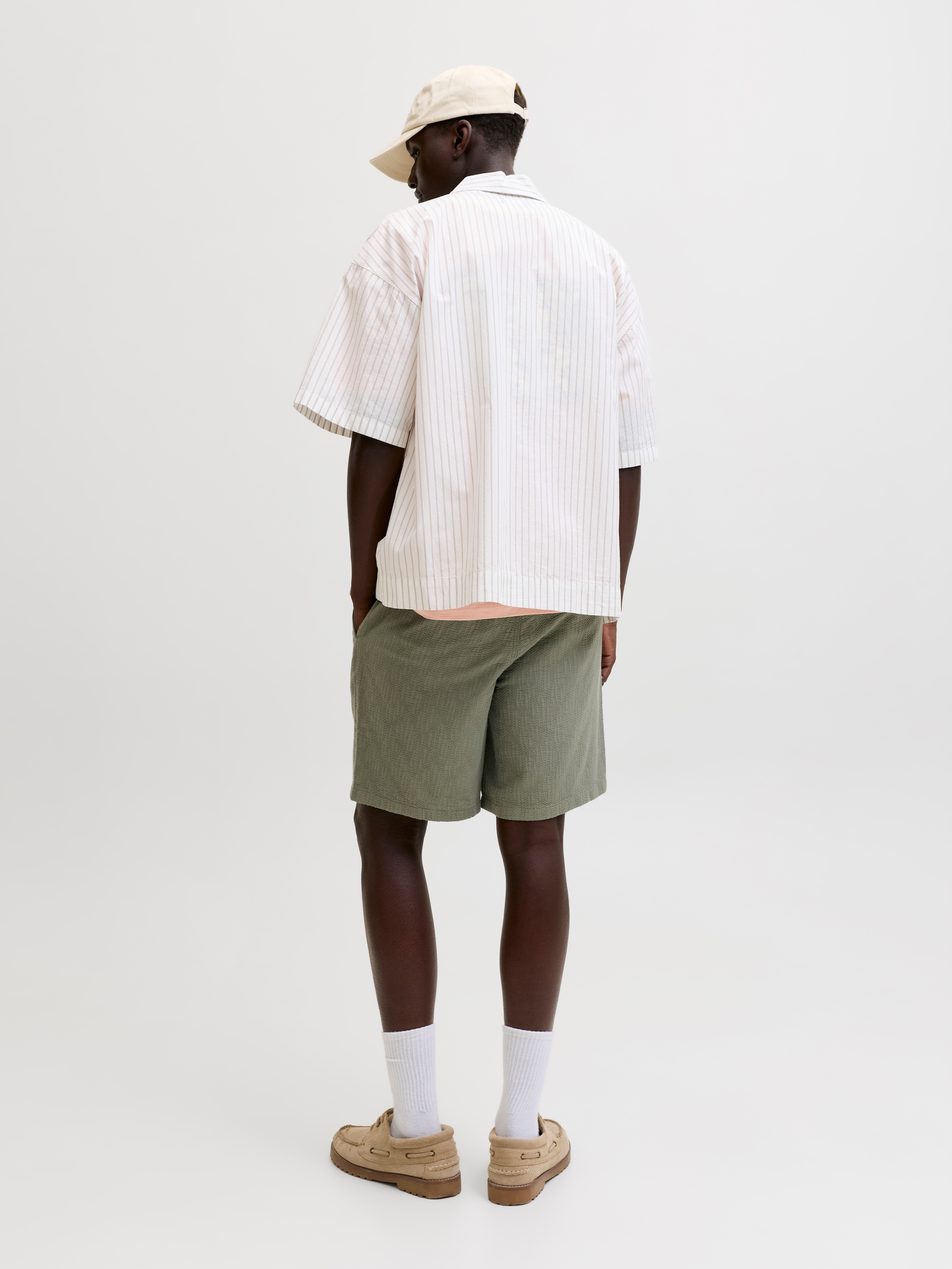 Jack & Jones Shorts »JPSTJAIDEN WAVY JOGGER SHORTS REG SN«  Baumwolle, locker geschnitten