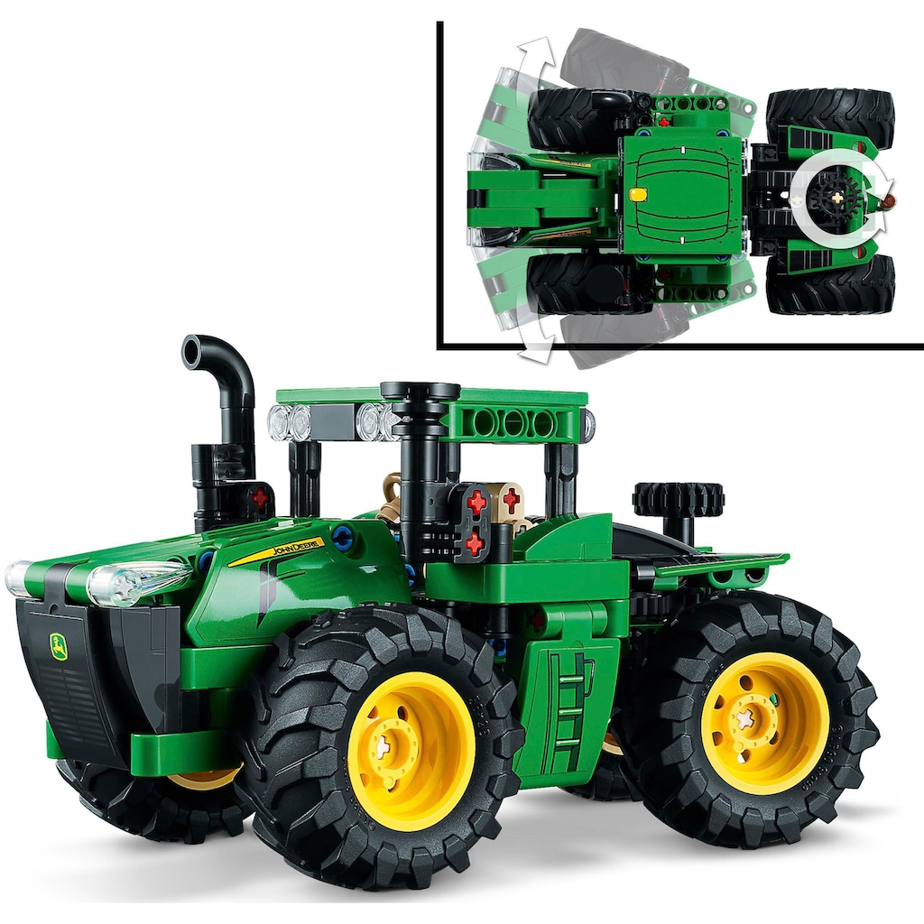 LEGO® Konstruktionsspielsteine »John Deere 9620R 4WD Tractor (42136), LEGO® Technic«, (390 St.), Made in Europe