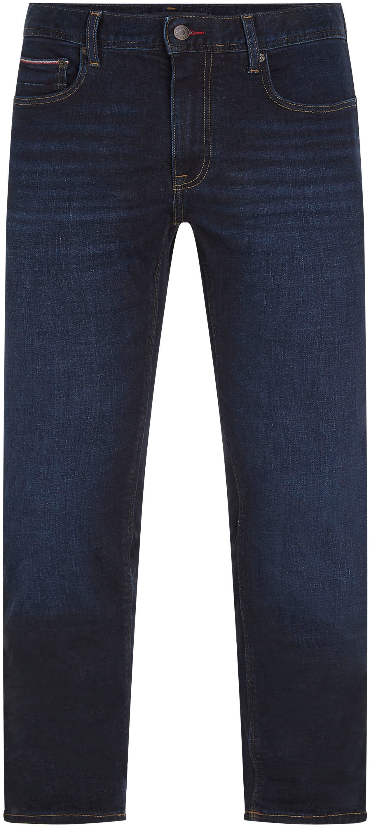 Tommy Hilfiger 5-Pocket-Jeans »SLIM BLEECKER PSTR«, mit Tommy Hilfiger Leder-Batch am hinteren Bundabschluss