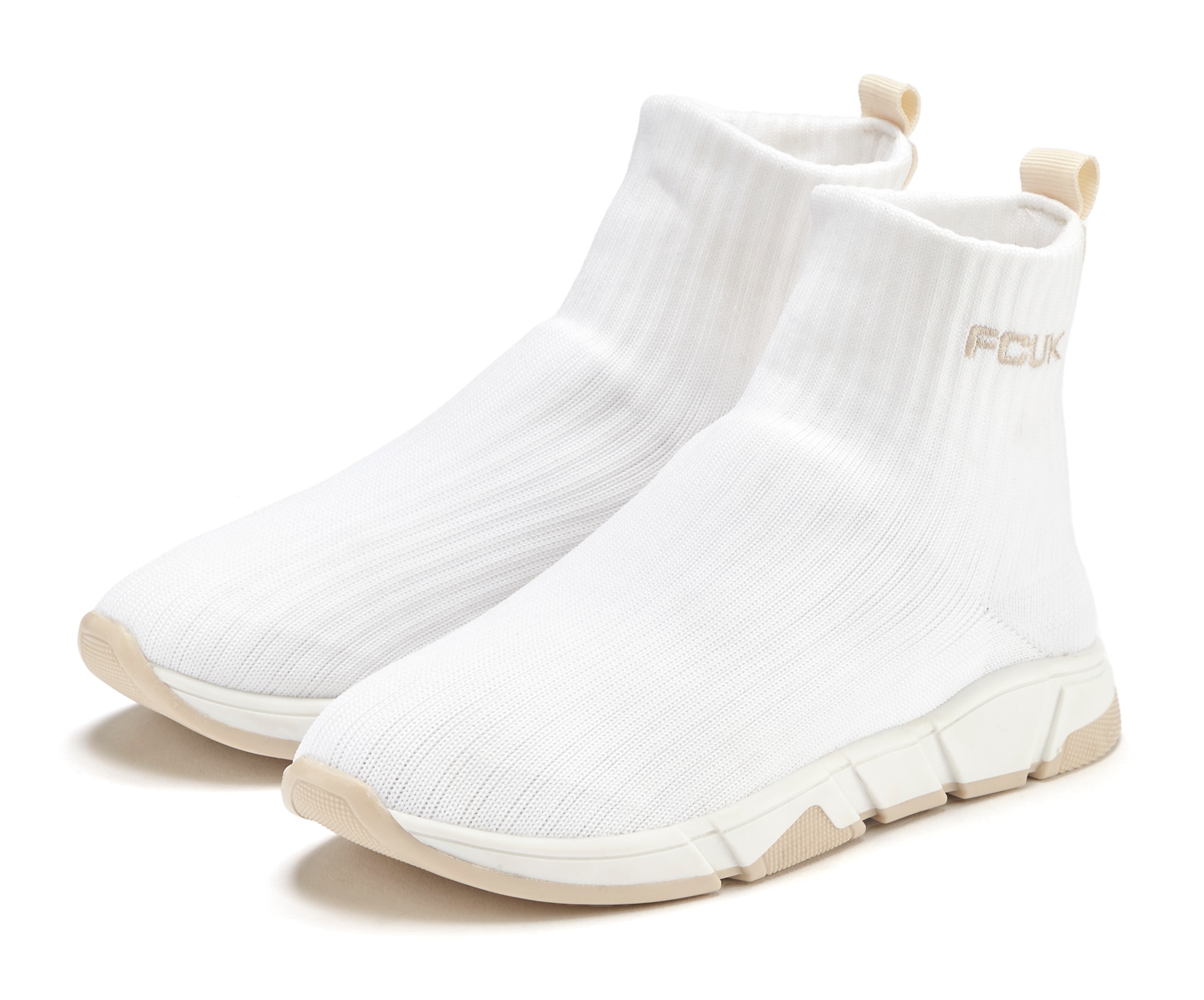 FCUK Sneaker "Sock Boot,", Freizeitschuh, Sock Sneaker, High Top Sneaker, S günstig online kaufen