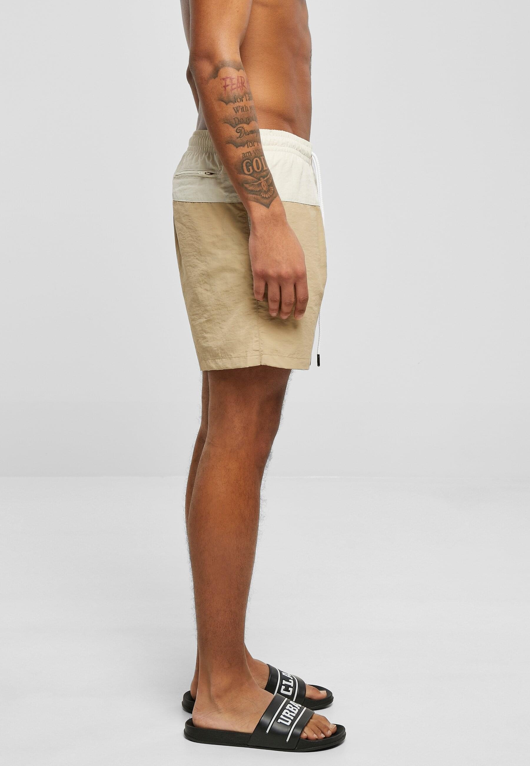 URBAN CLASSICS Badeshorts »Urban Classics Herren Block Swim Shorts«