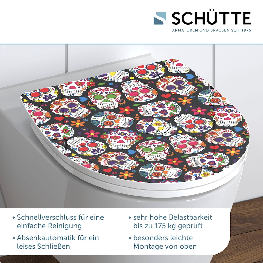 Schütte WC-Sitz »Crazy Skull«