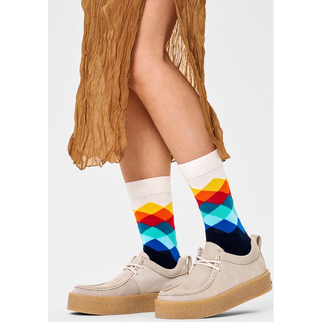 Happy Socks Socken, (3 Paar), Big Dot & Faded Diamond & Strip Socks ▷ für |  BAUR