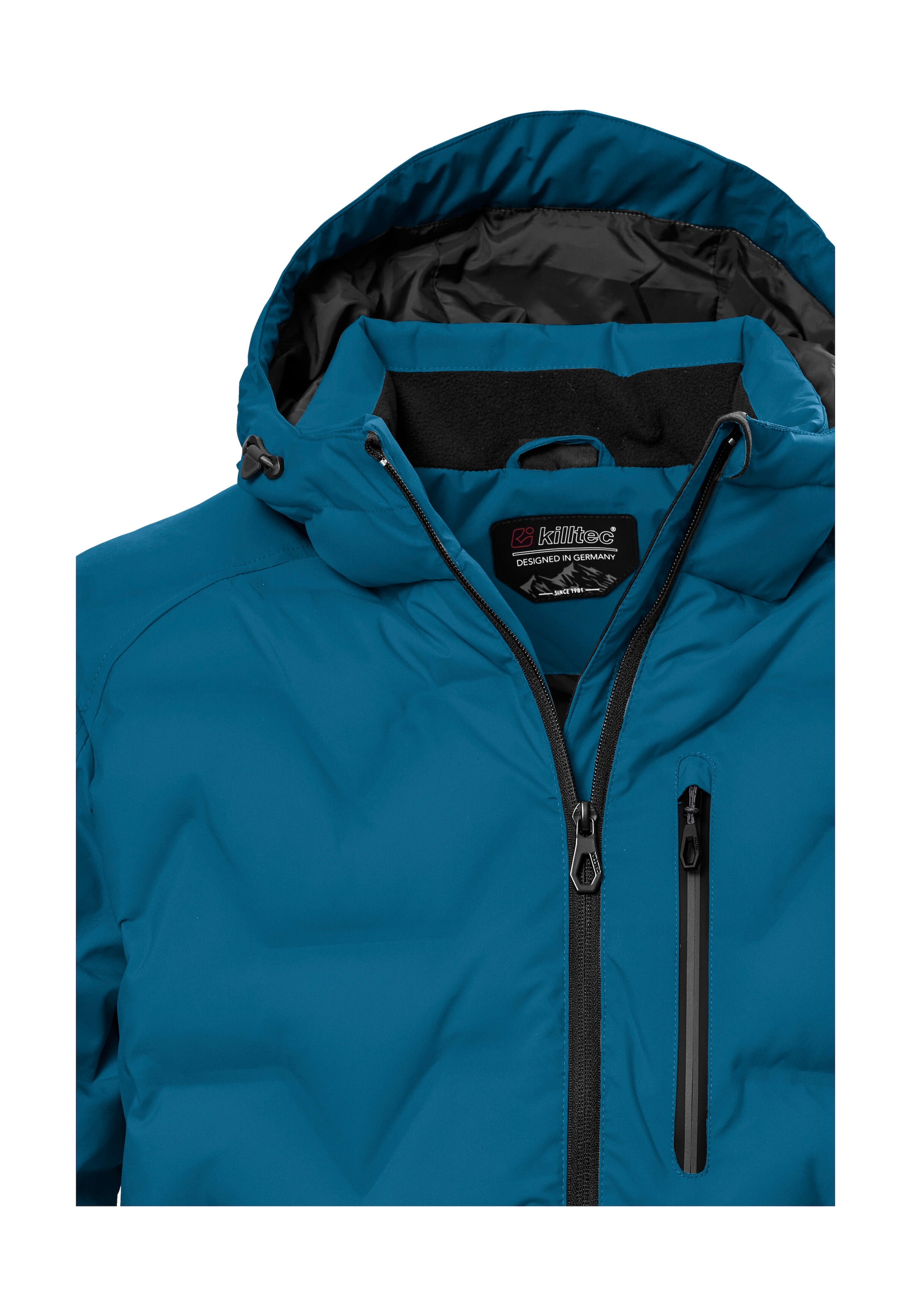 Killtec Steppjacke »KOW 60 MN QLTD JCKT«, Wasser- und windabweisend, atmungsaktiv, verstellbare Kapuze