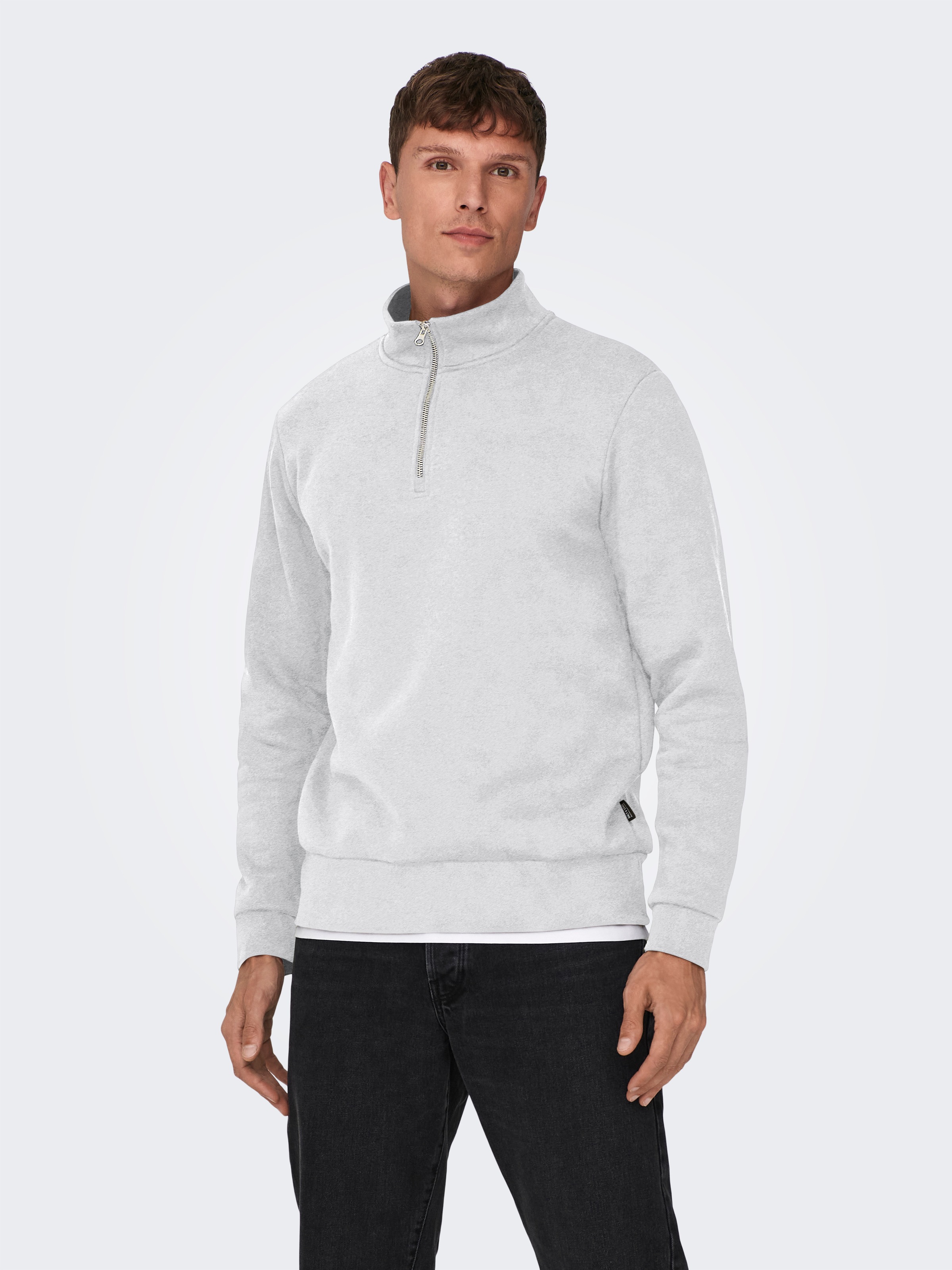 ONLY & SONS Sweatshirt "ONSCERES HALF ZIP SWEAT", Baumwollmischung, regular günstig online kaufen