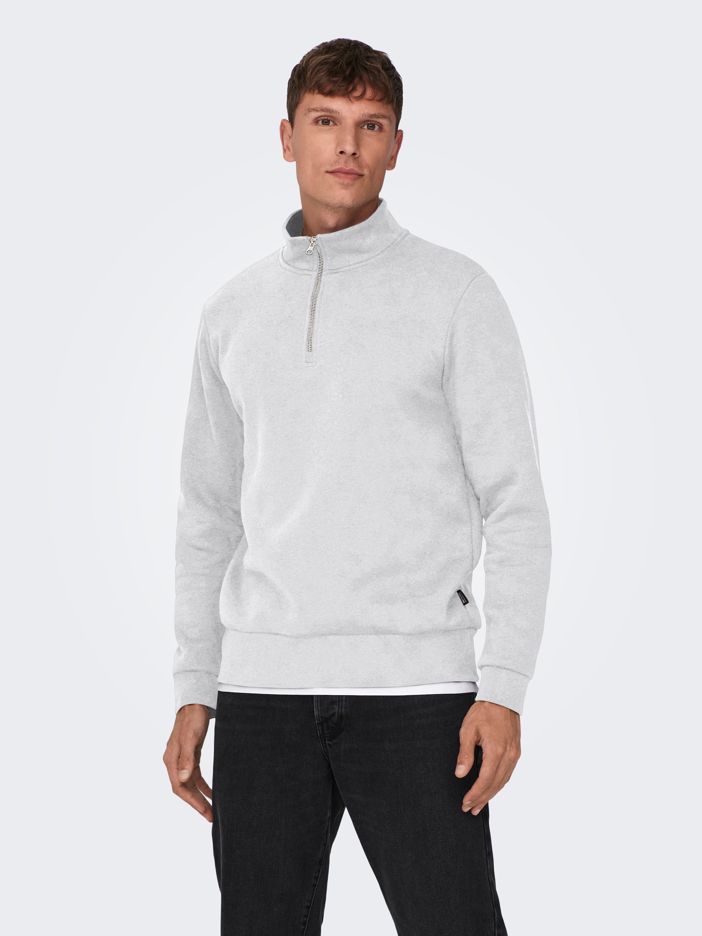 ONLY & SONS Sweatshirt "ONSCERES HALF ZIP SWEAT" günstig online kaufen