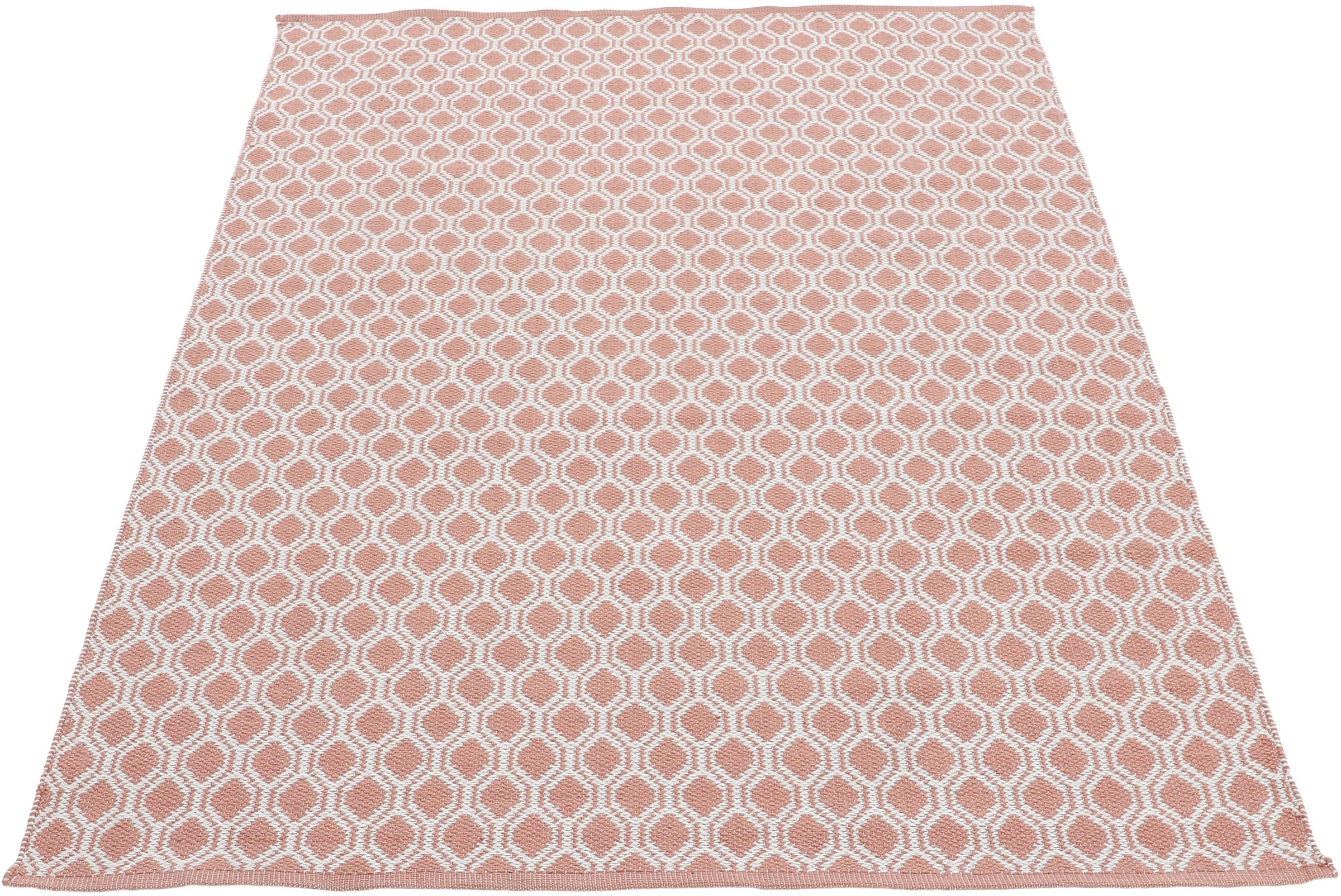carpetfine Teppich "Frida 204" rechteckig 7 mm Höhe Wendeteppich, 100% recy günstig online kaufen