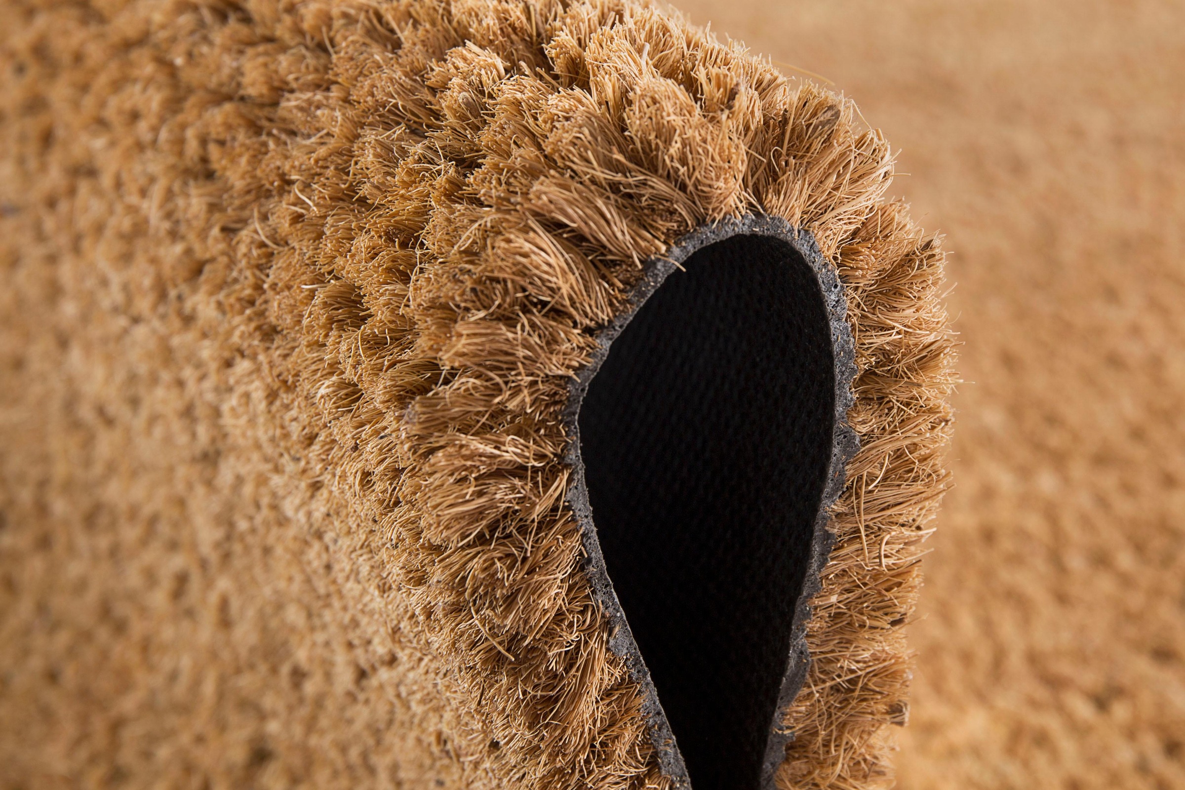Thumbnail - Andiamo Fußmatte "Kokos uni" rechteckig 15 mm Höhe Schmutzfangmatte, In- und Outdoor geeignet