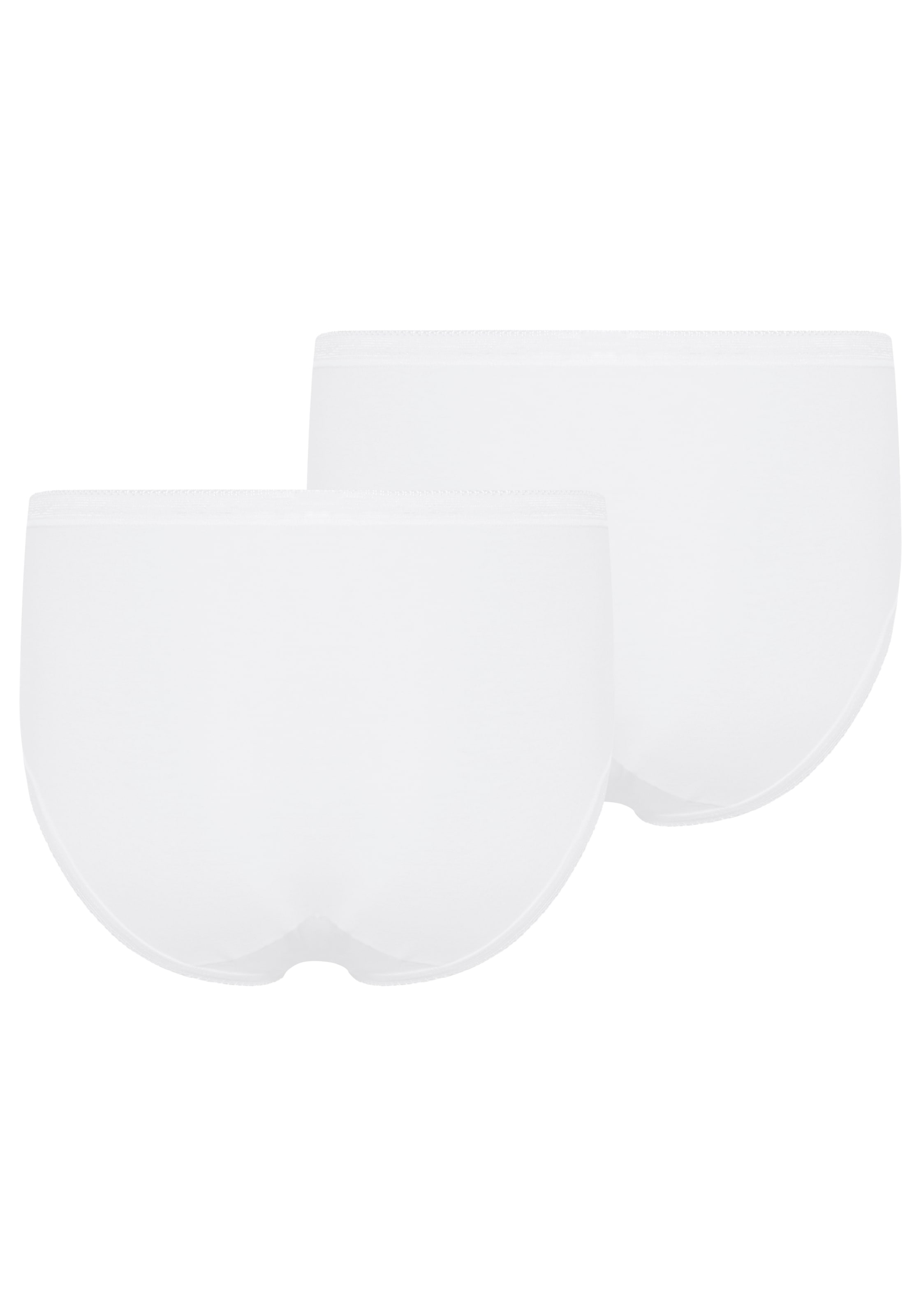 sloggi Midislip »Basic+«, (2er Pack), perfekter Sitz, Baumwollmix, weiche Nähte, elastisch