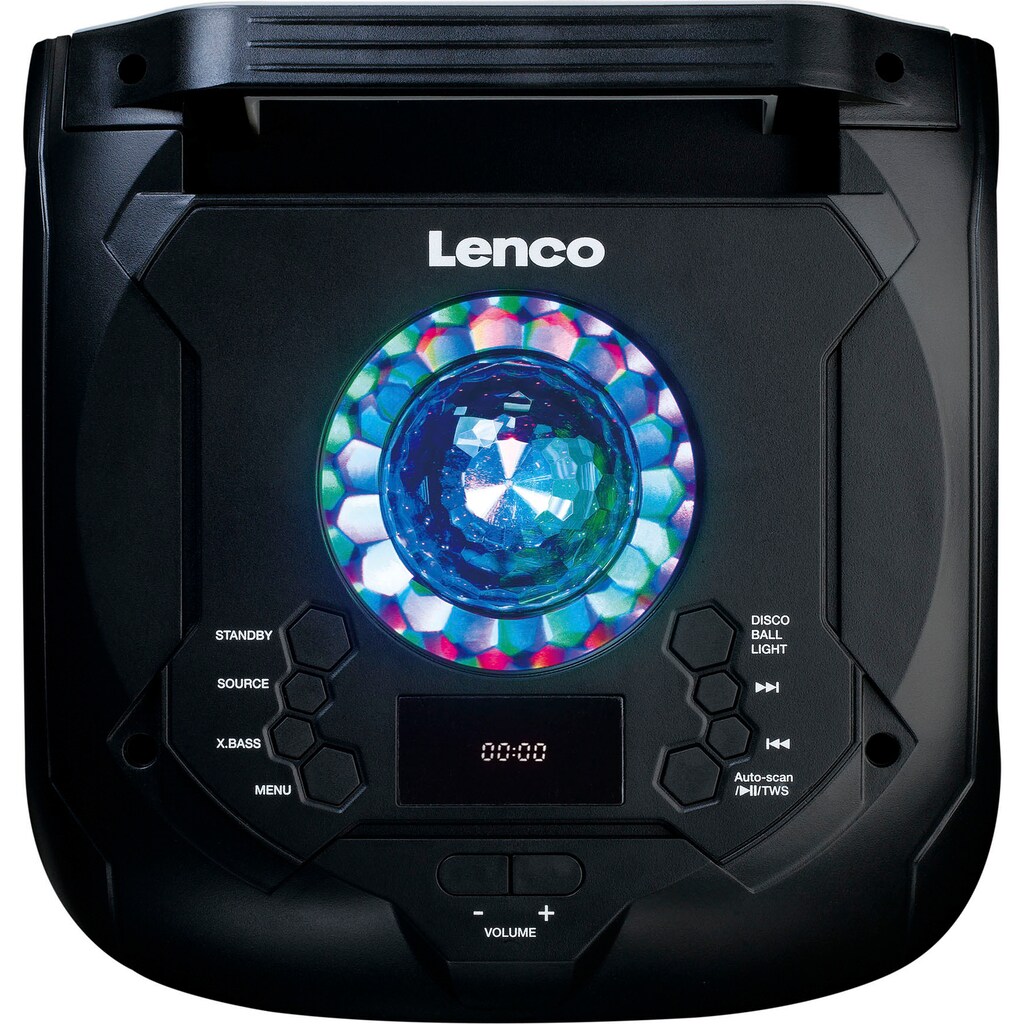 Lenco Party-Lautsprecher »PA-260 - PA-Anlage mit kompletter LED-Frontbeleuchtung«, (1 St.)