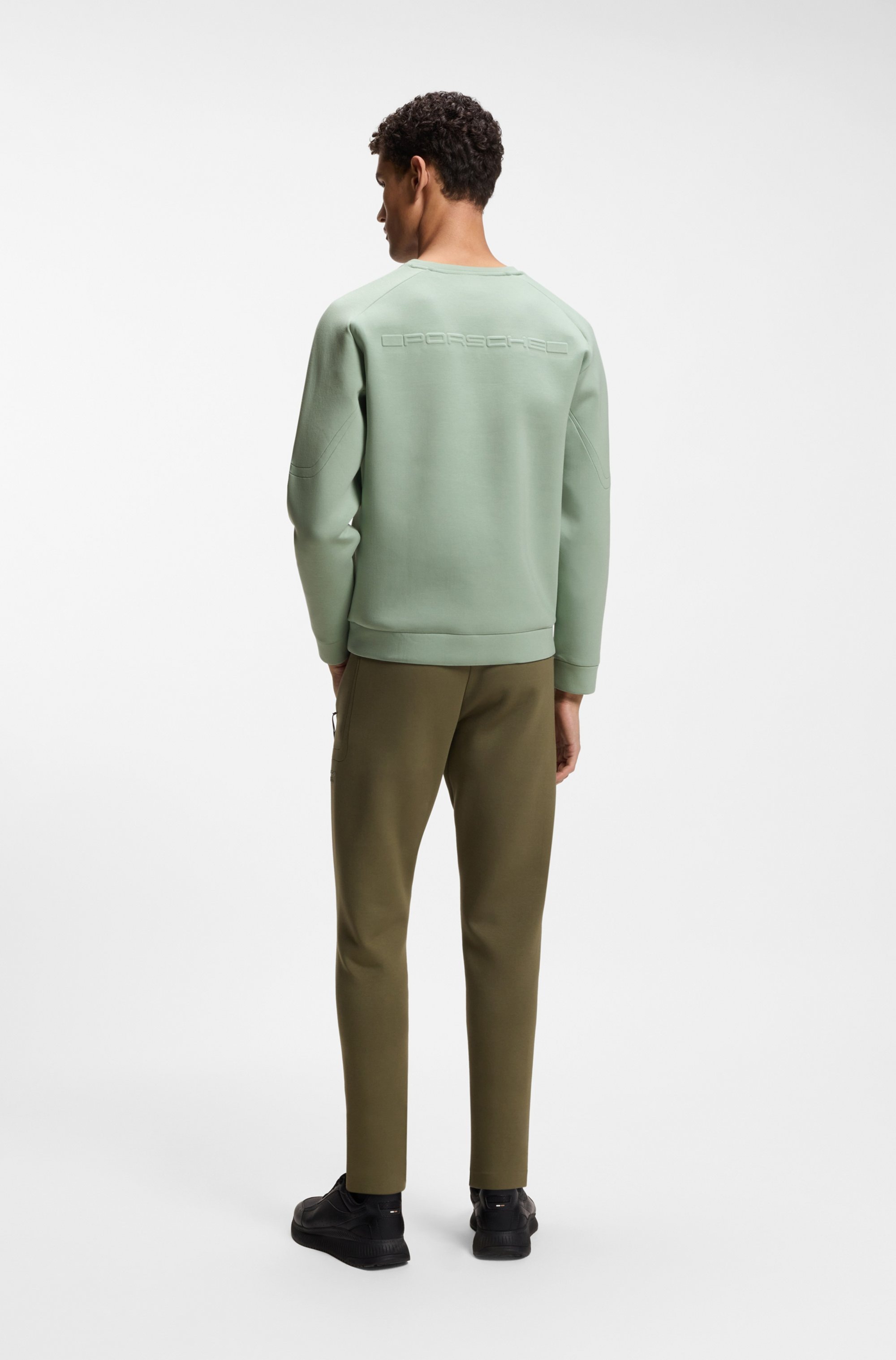 BOSS GREEN Sweatshirt »Porsche Spirit 70 Capsule Collection«, Premium Herrenmode Innovative Geruchskontroll-Technologie HEIQ MINT
