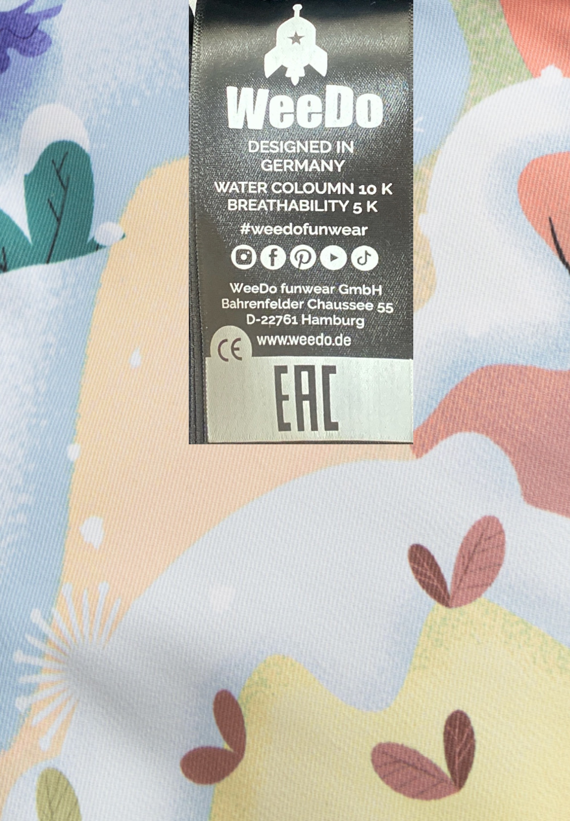 WeeDo Schneeoverall »COSMO PASTELWORLD Schneeanzug« Mitwachsender Schneeanzug