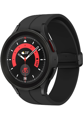 Smartwatch »Galaxy Watch 5 Pro 45mm BT«, (Wear OS by Samsung Fitness Uhr, Fitness...