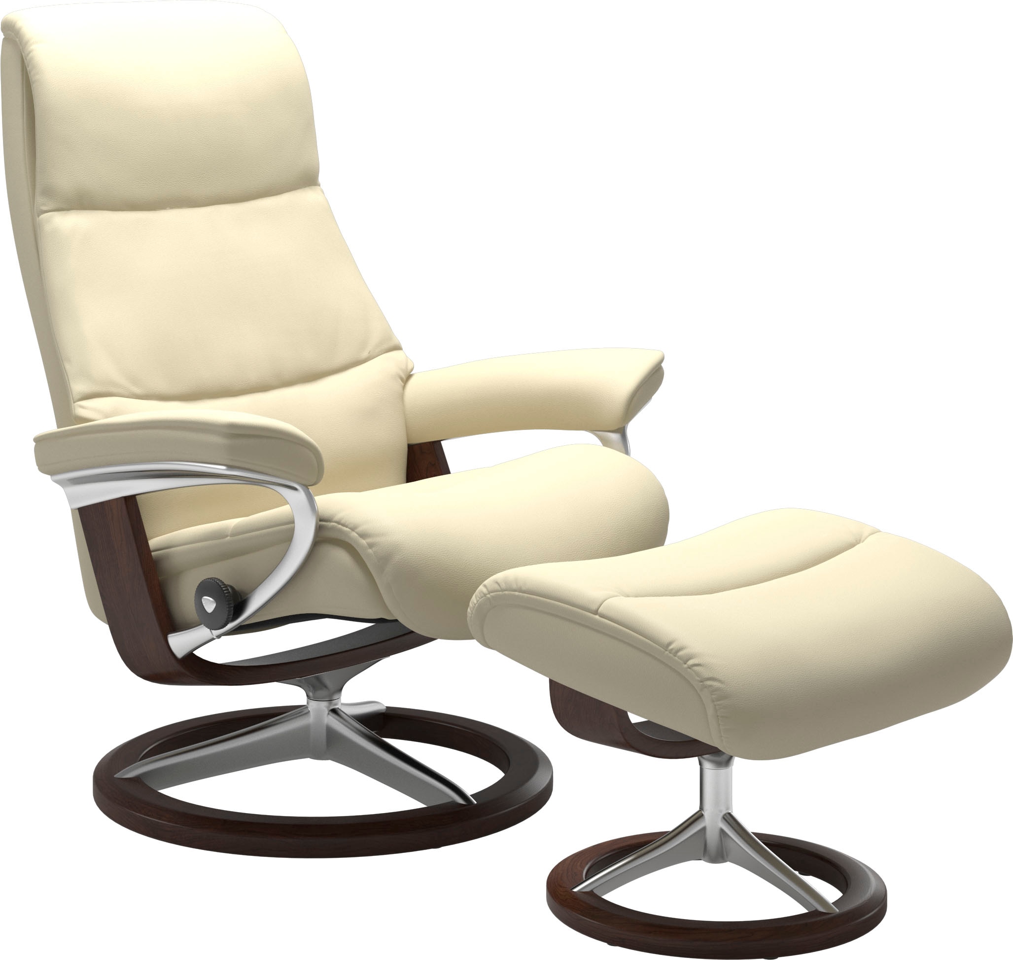 Stressless Relaxsessel "View" mit Signature Base, Größe S,Gestell Braun