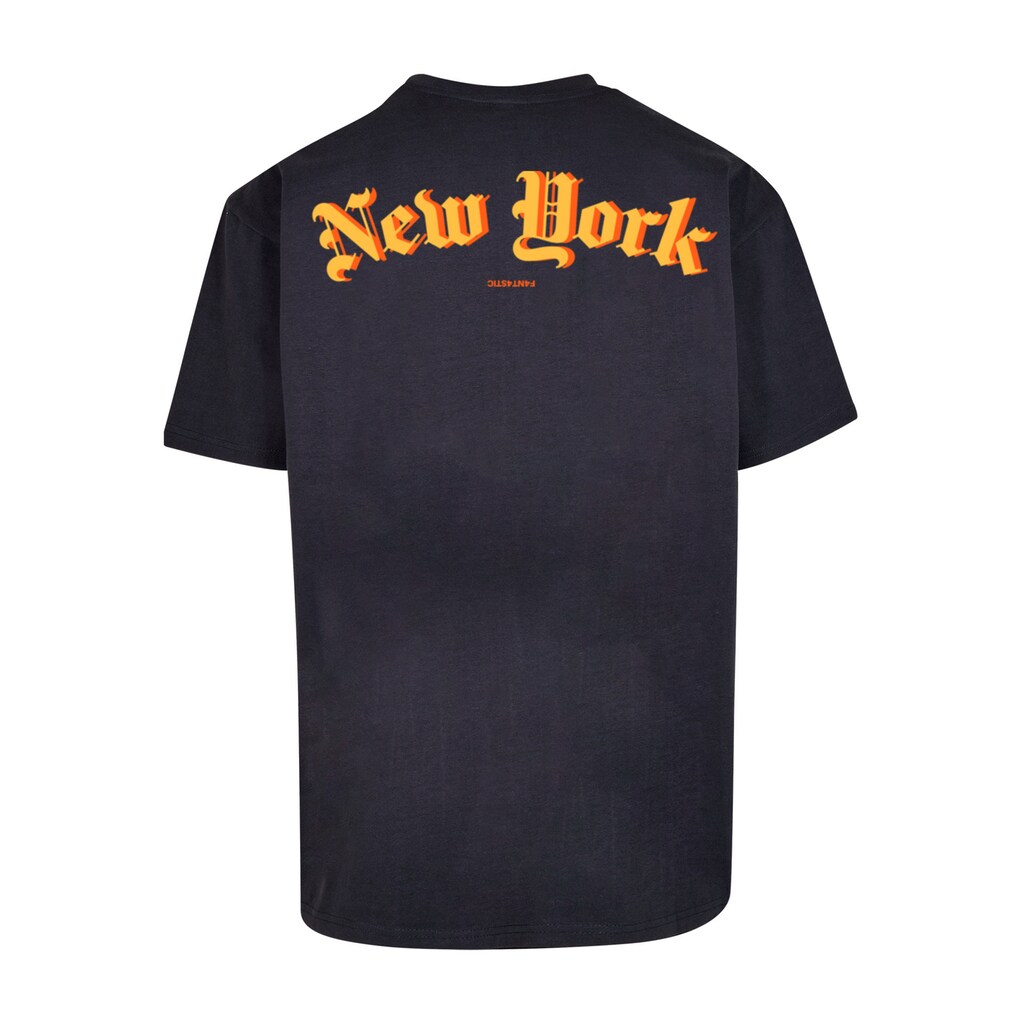 F4NT4STIC T-Shirt »New York Orange OVERSIZE TEE«, Print