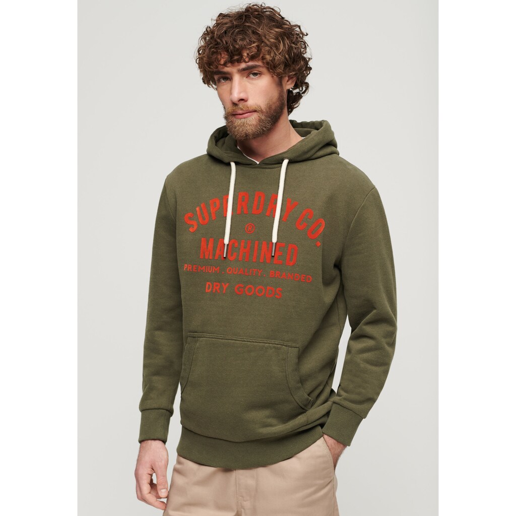 Superdry Kapuzensweatshirt »WORKWEAR FLOCK GRAPHIC HOODIE«