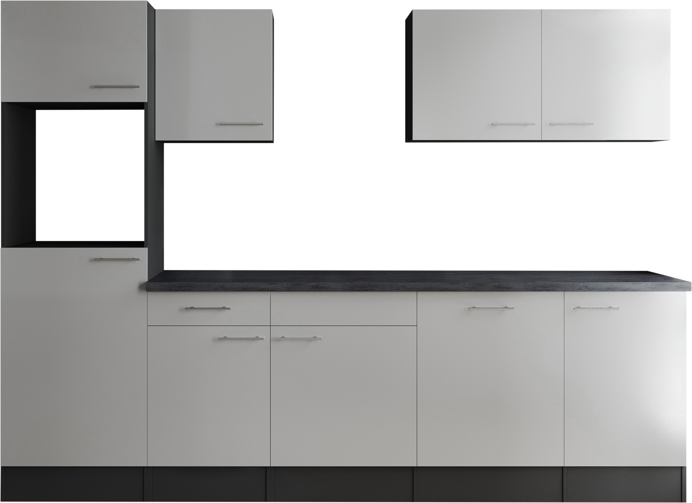 RESPEKTA Küchenzeile "Oliver" Breite 280 cm, 90 cm Arbeitshöhe, in exklusiv günstig online kaufen