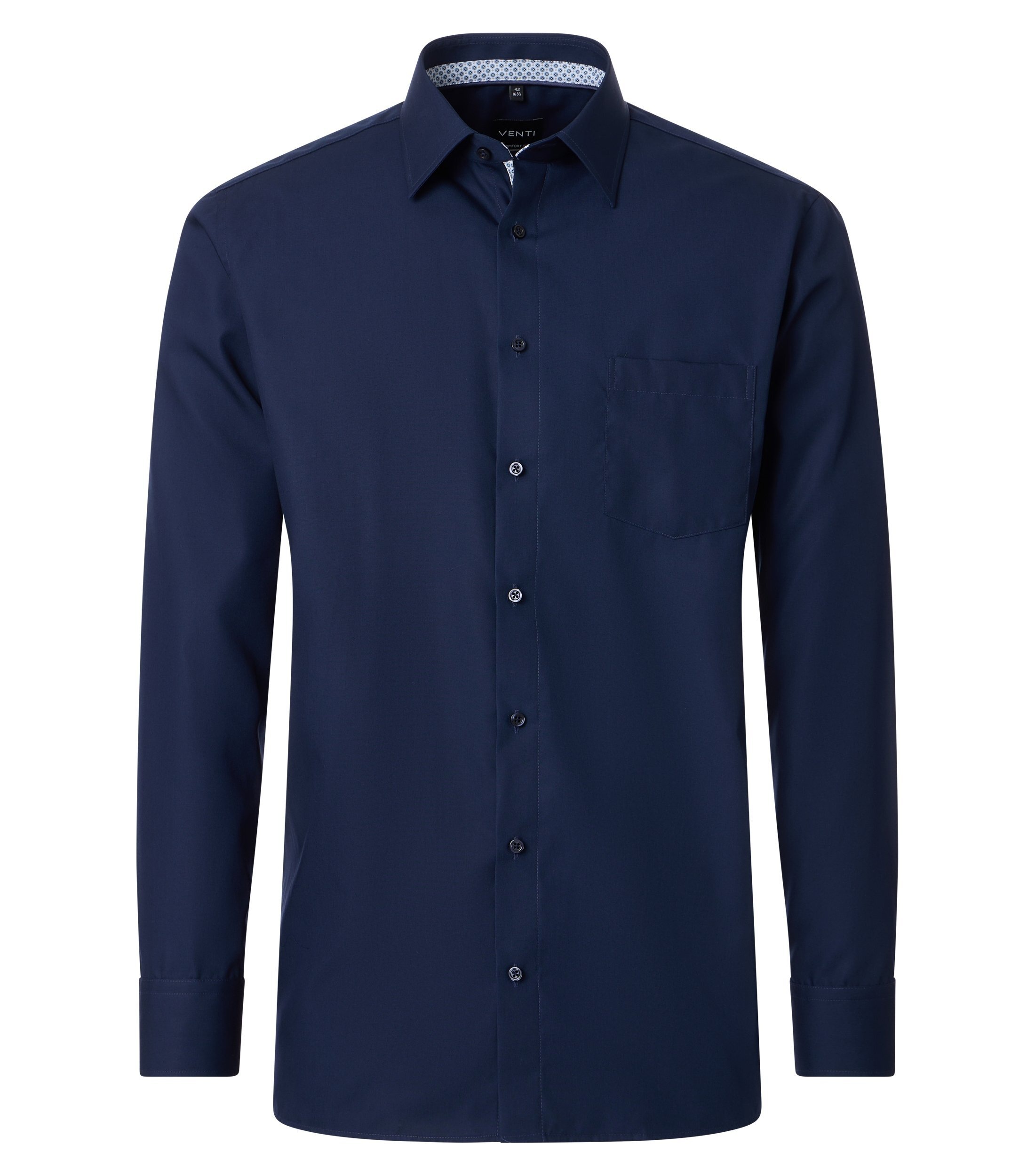 VENTI Business Shirt Long Sleeve 72cm Dark Blue 3