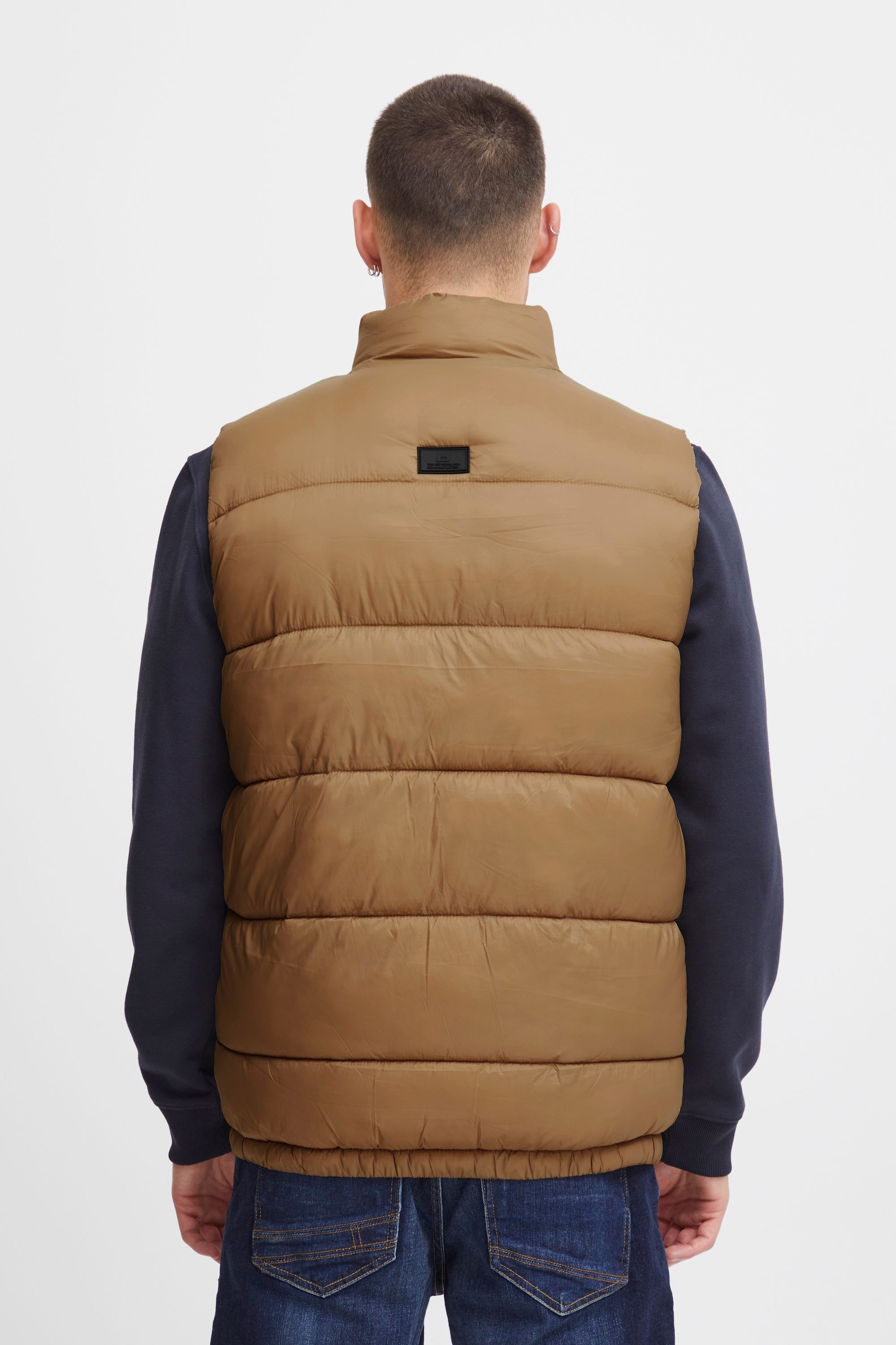 Steppweste BLEND "BHOuterwear", Herren, Gr. L, petrified oak, 100% Nylon, unifarben, regular fit normal, Westen Steppweste, Stilvolle Basic Steppweste 6