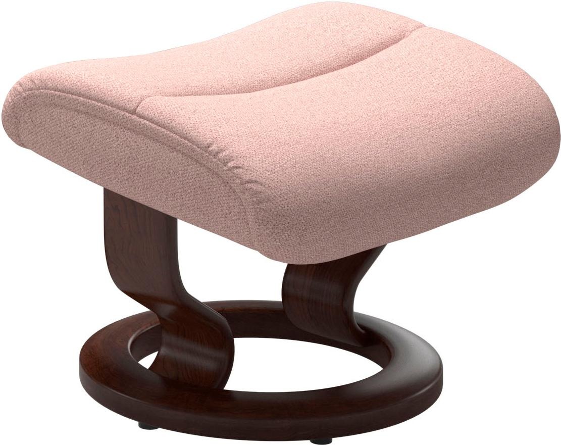 Stressless® Relaxsessel »View«, (Set, Relaxsessel mit Hocker), mit Classic Base, Größe M,Gestell Braun