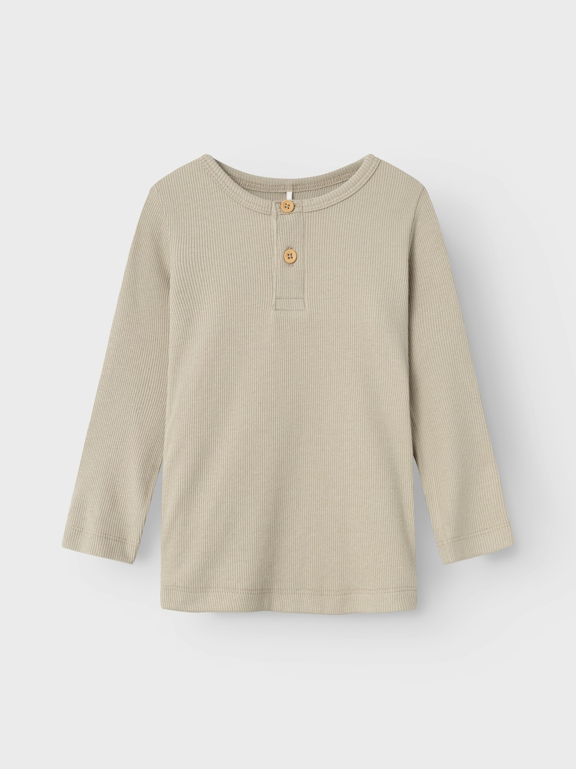 Name It Langarmshirt »NMMKAB LS TOP NOOS«, im Henley-Stil - mit kurzer Knopfleise am Ausschnitt
