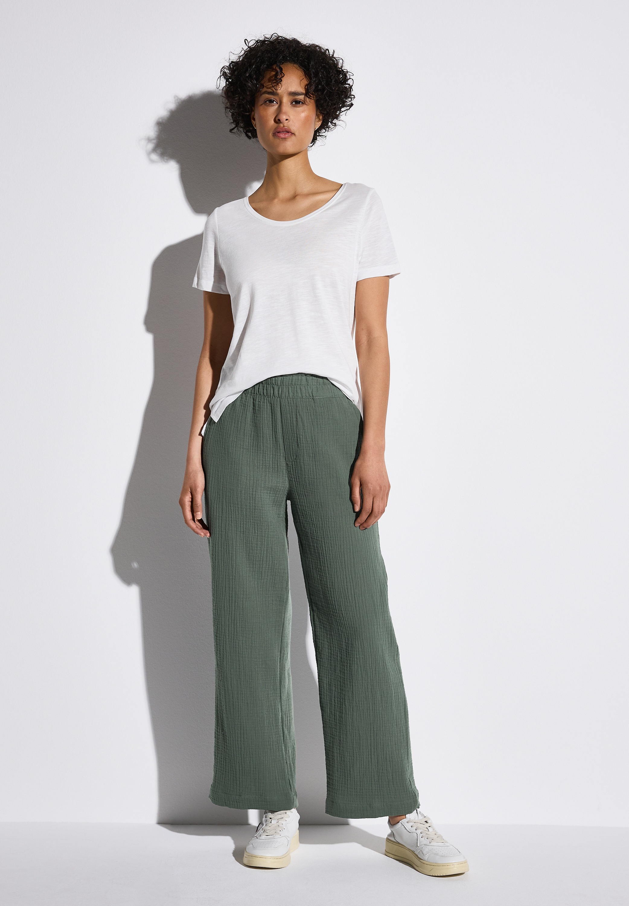 STREET ONE Stoffhose, High Waist