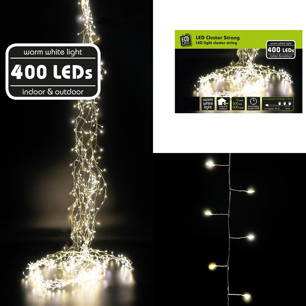 NOOR LIVING LED-Lichterkette »Weihnachtsdeko aussen«