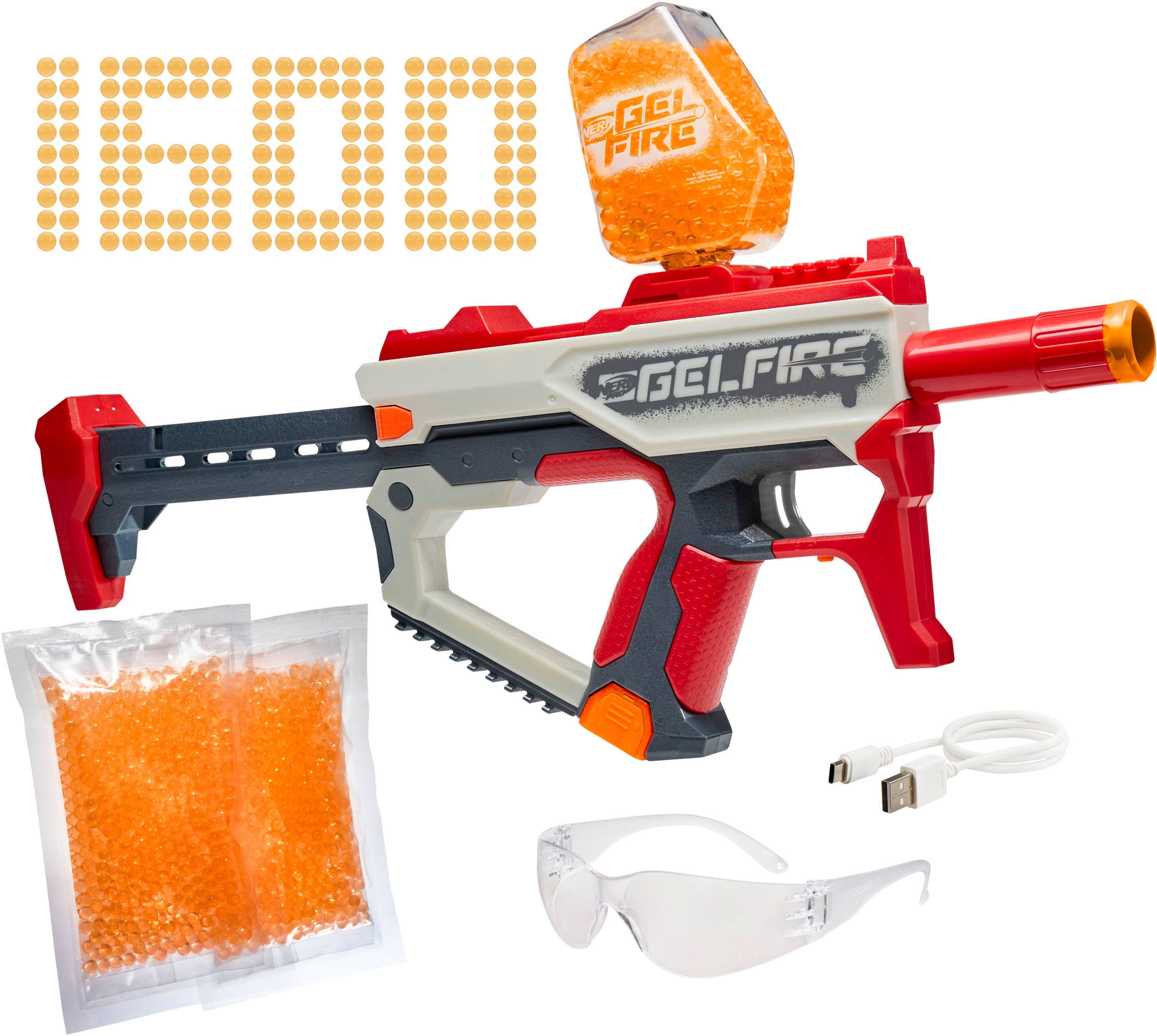 Hasbro Blaster »Nerf Pro Gelfire Mythic«, inkl. 1600 hydrierte Gelfire Kugeln