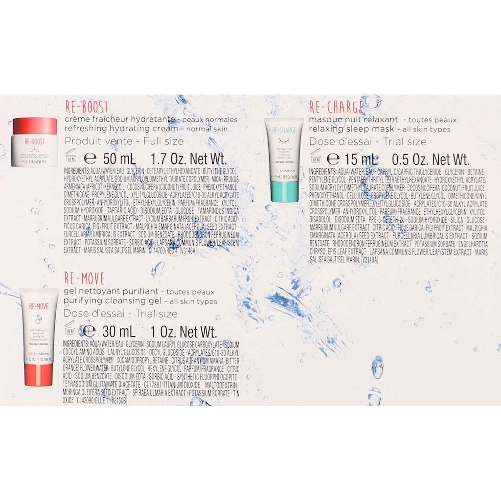 Clarins Gesichtspflege-Set »My Clarins«, (3 tlg.)