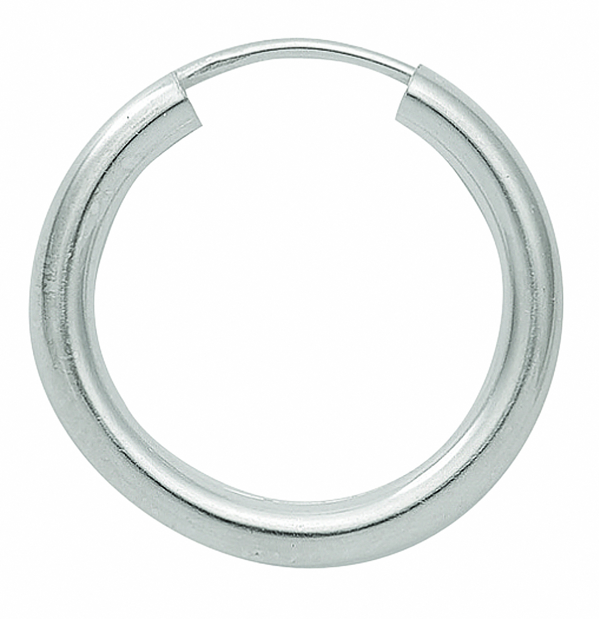 Adelias Hoop Earrings Silver 20mm