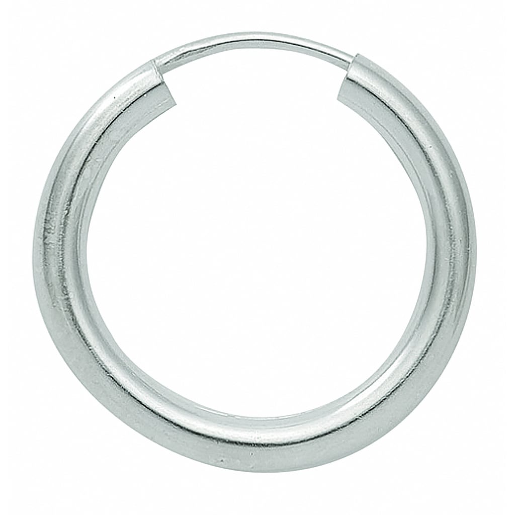 Adelia´s Paar Ohrhänger »Damen Silberschmuck 1 Paar 925 Silber Ohrringe /  Creolen Ø 15 mm« 925 Sterling Silber Silberschmuck für Damen