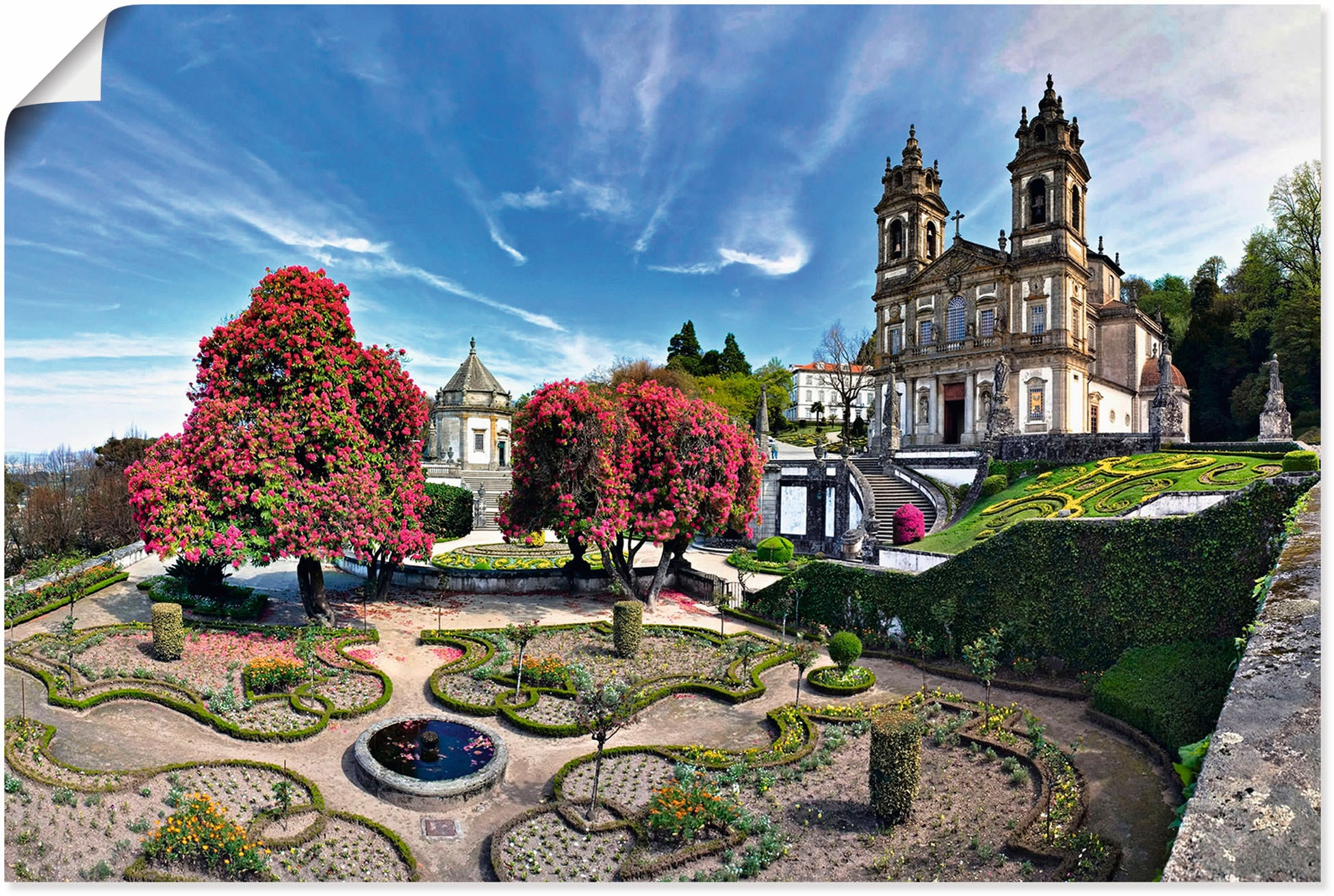 Artland Wandbild »Bom Jesus do Monte in Braga - Portugal«, Gebäude, (1 St.),  als Alubild, Leinwandbild, Wandaufkleber oder Poster in versch. Größen  kaufen | BAUR