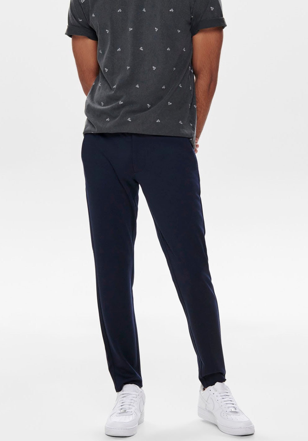 Only & Sons Herren Chino Hose ONSMARK PANT STRIPE GW 3727 - Tapered Fit - B günstig online kaufen