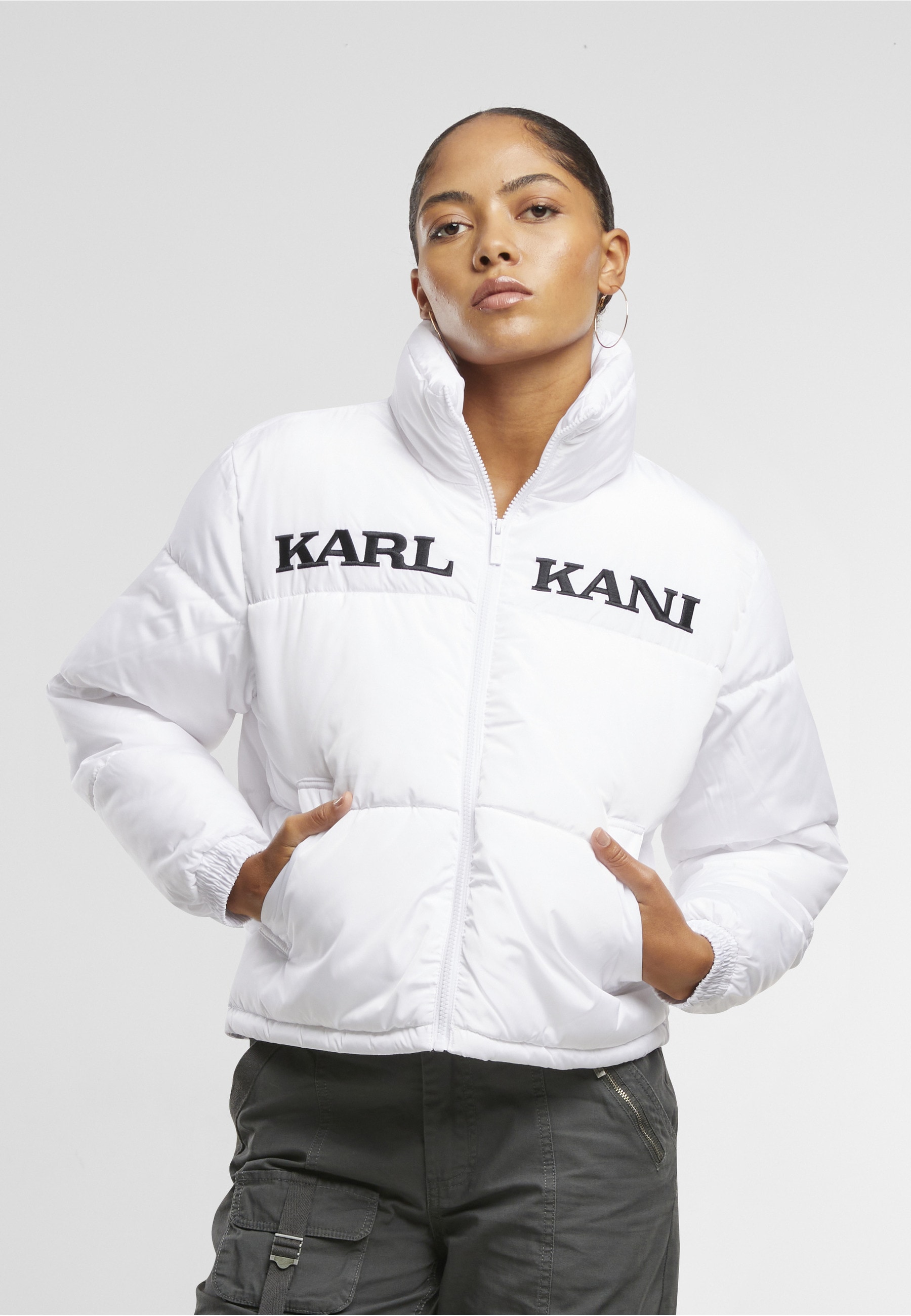 Karl Kani Winterjacke »Karl Kani Karl Kani Retro Essential Puffer Jacket« 1 Stk. tlg. ohne Kapuze