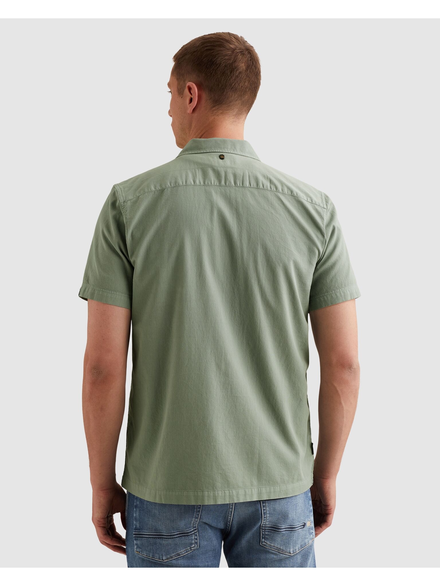 PME LEGEND Kurzarmhemd »Short Sleeve Shirt Ctn Bedford garment dye« Garment dye- Färbung