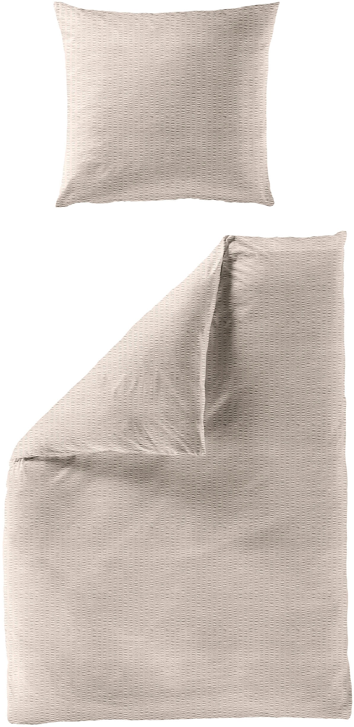 BIERBAUM Bettwäsche "4134" 2 Stk. Premium Mako-Satin Seersucker, 100 % Baum günstig online kaufen