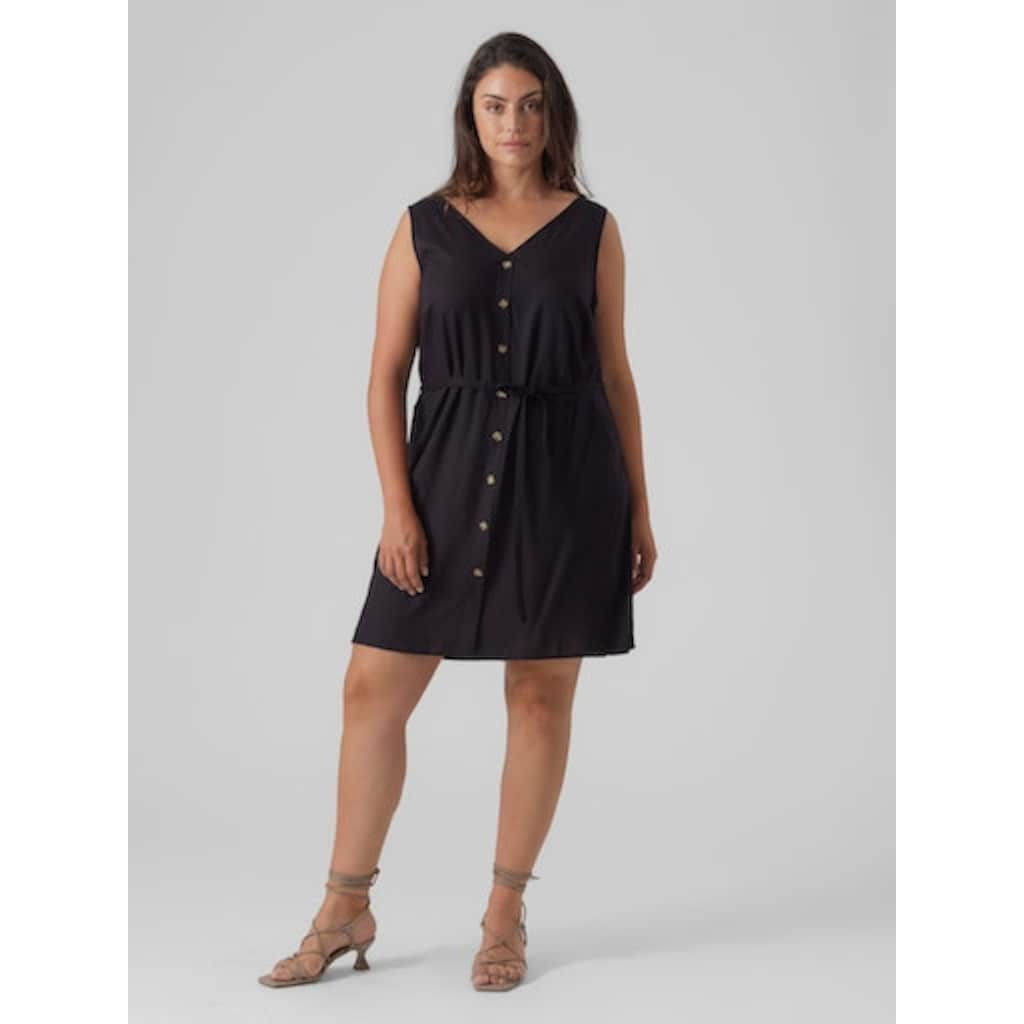 Vero Moda Curve Sommerkleid »VMBUMPY SL SHORT DRESS WVN CURVE NOOS«