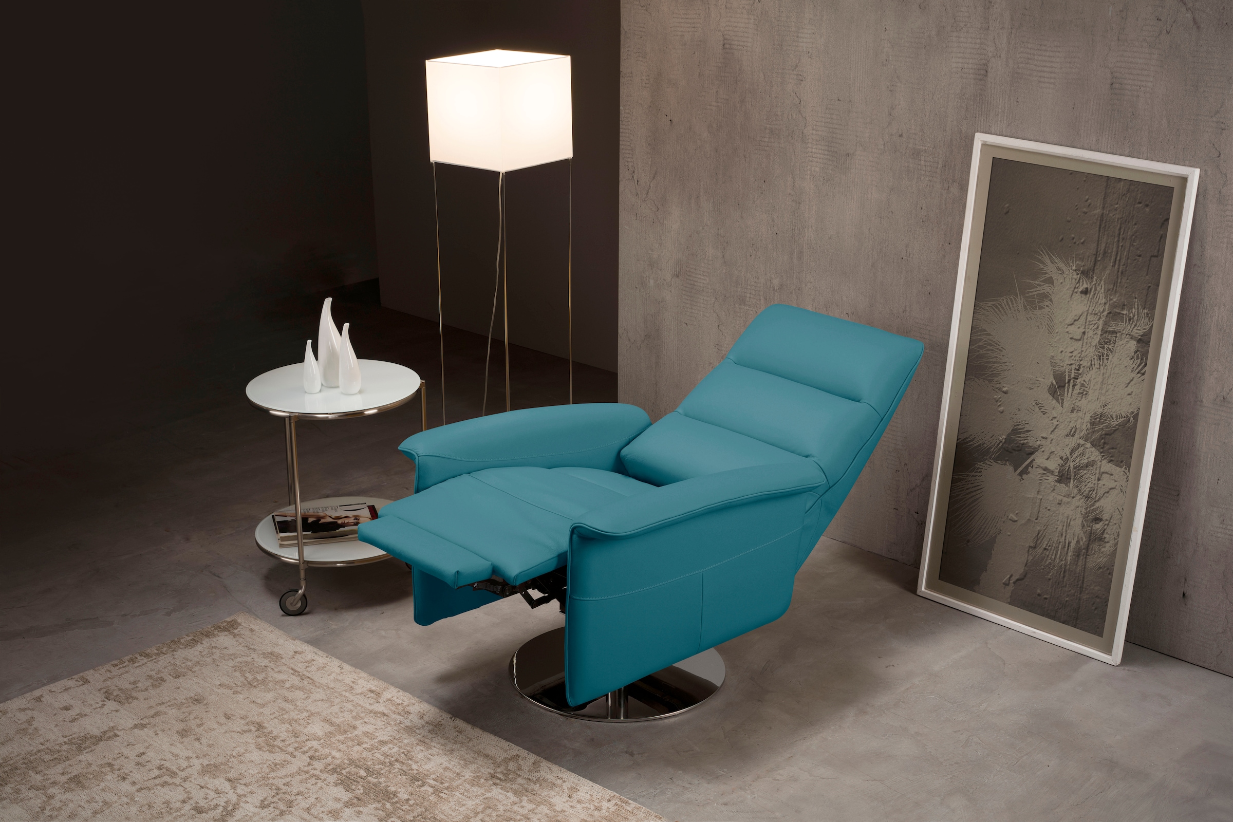 Egoitaliano Sessel "Kelly Designsessel" drehbar, manuelle Relaxfunktion mit günstig online kaufen
