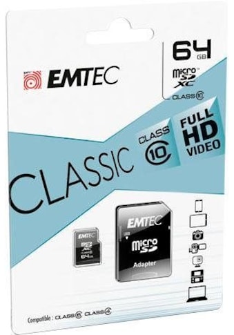 EMTEC Speicherkarte »microSD Class10 Classic...