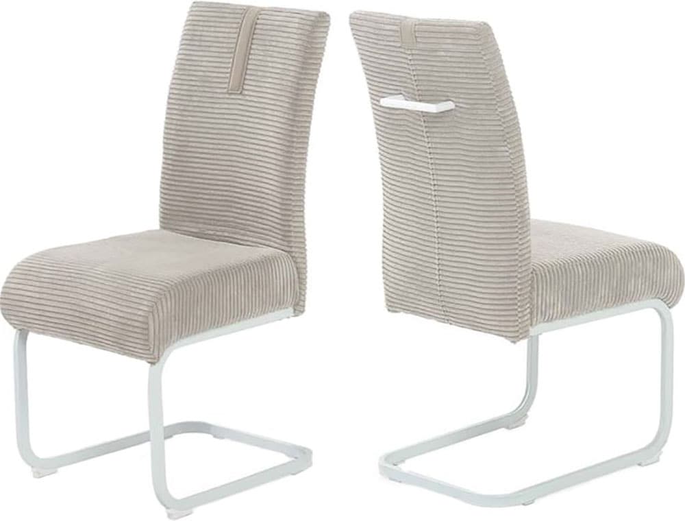 Jockenhöfer Gruppe Freischwinger »Kenny«, (Set), 2 St., Cord, mit Taschenfederkern, Bezugsstoff Cord