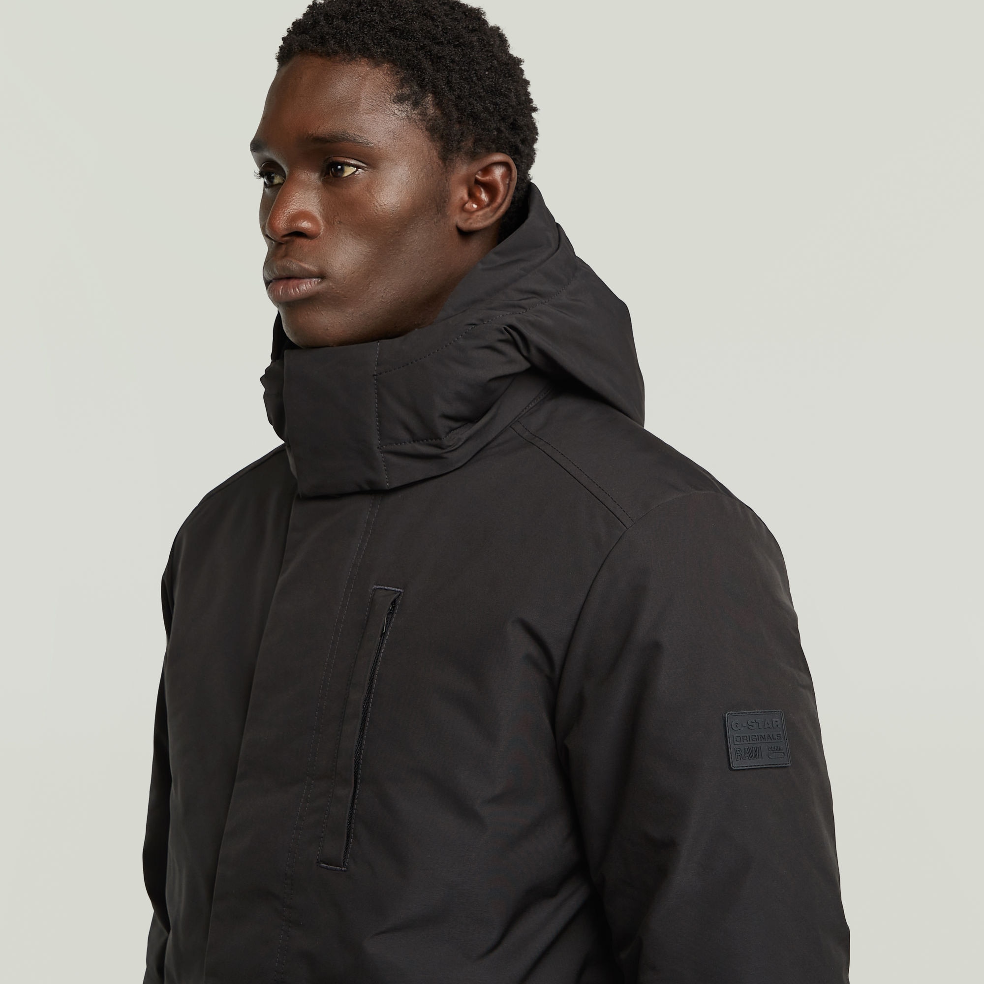 G-STAR Outdoorjacke »Clean Vodan Padded Hooded Jacket«, mit Kapuze, mit abnehmbarer Kapuze