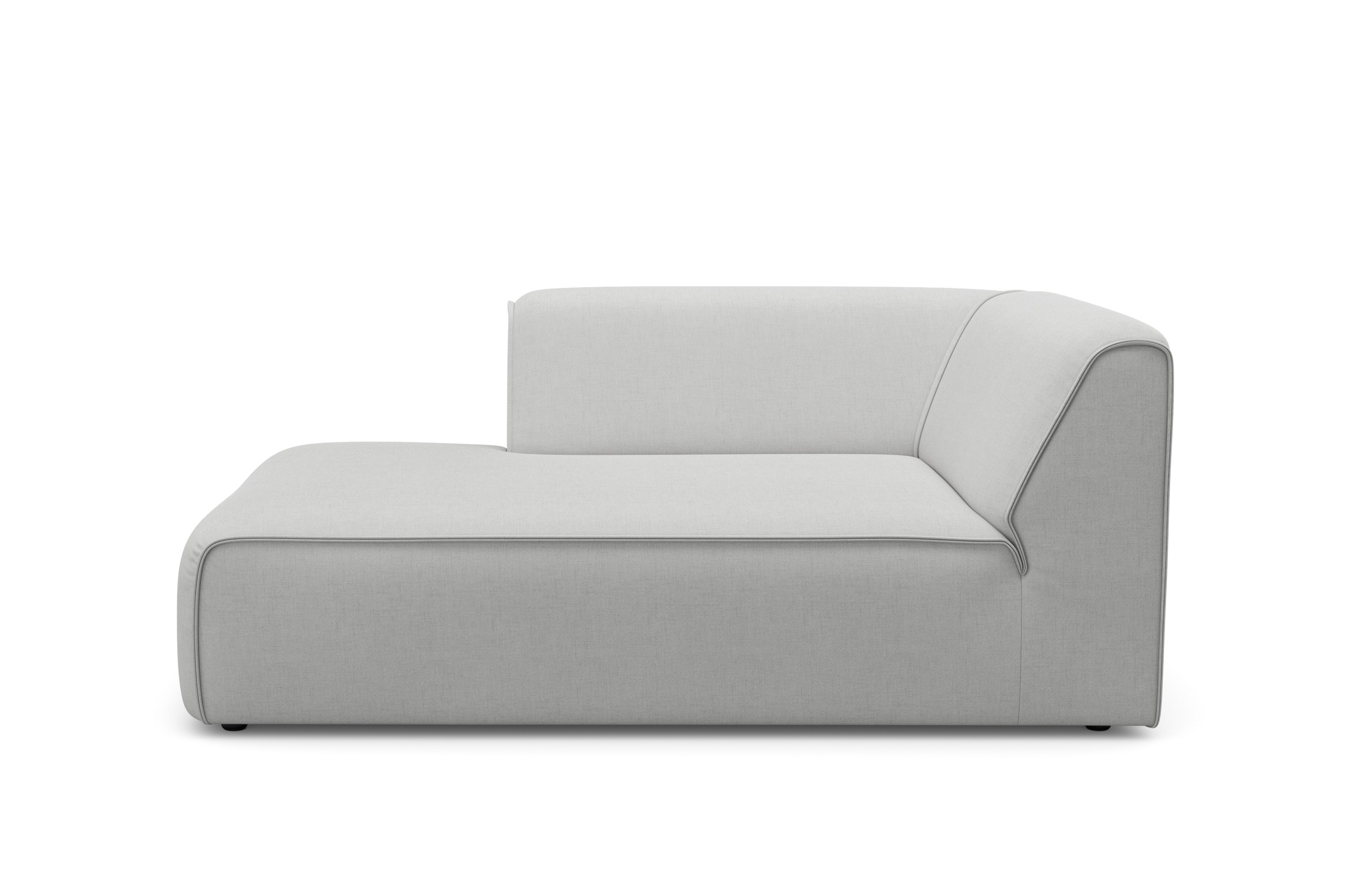 RAUM.ID Ottomane »Merid Chaiselongue, Maße B/T/H: 100/162/70 cm«, als Modul oder separat verwendbar, für individuelle Zusammenstellung